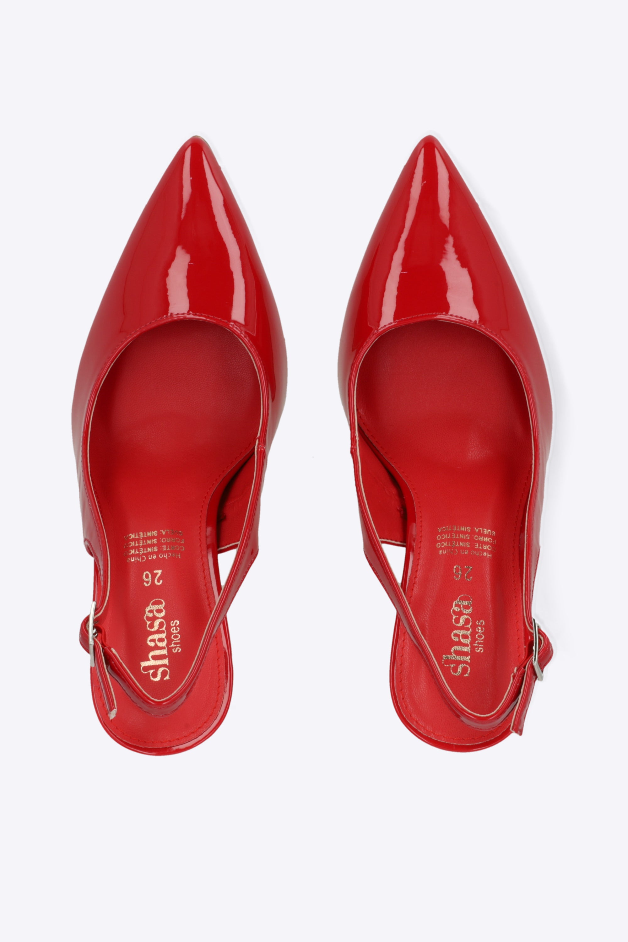 Tacon puntal alto slingback