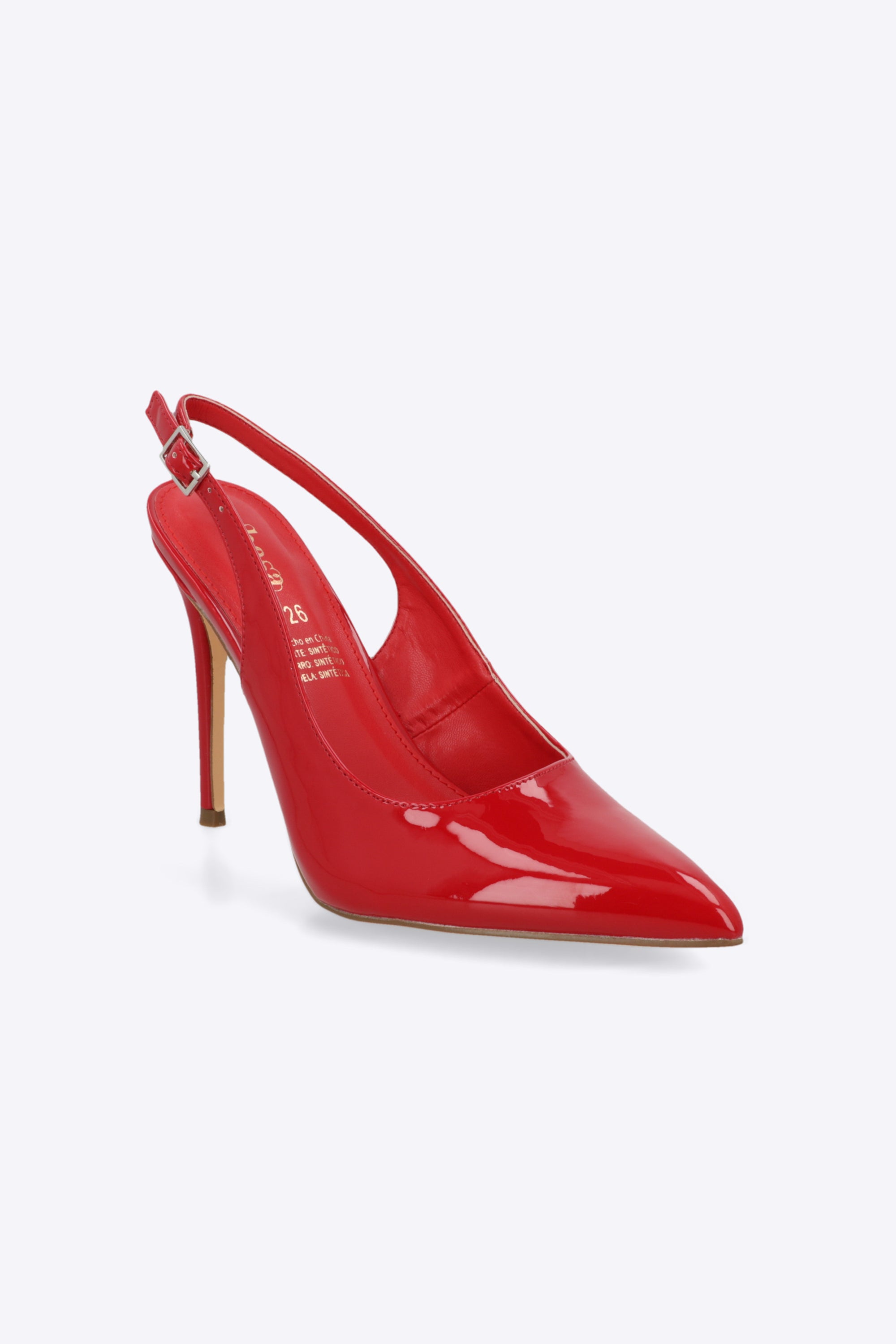 Tacon puntal alto slingback