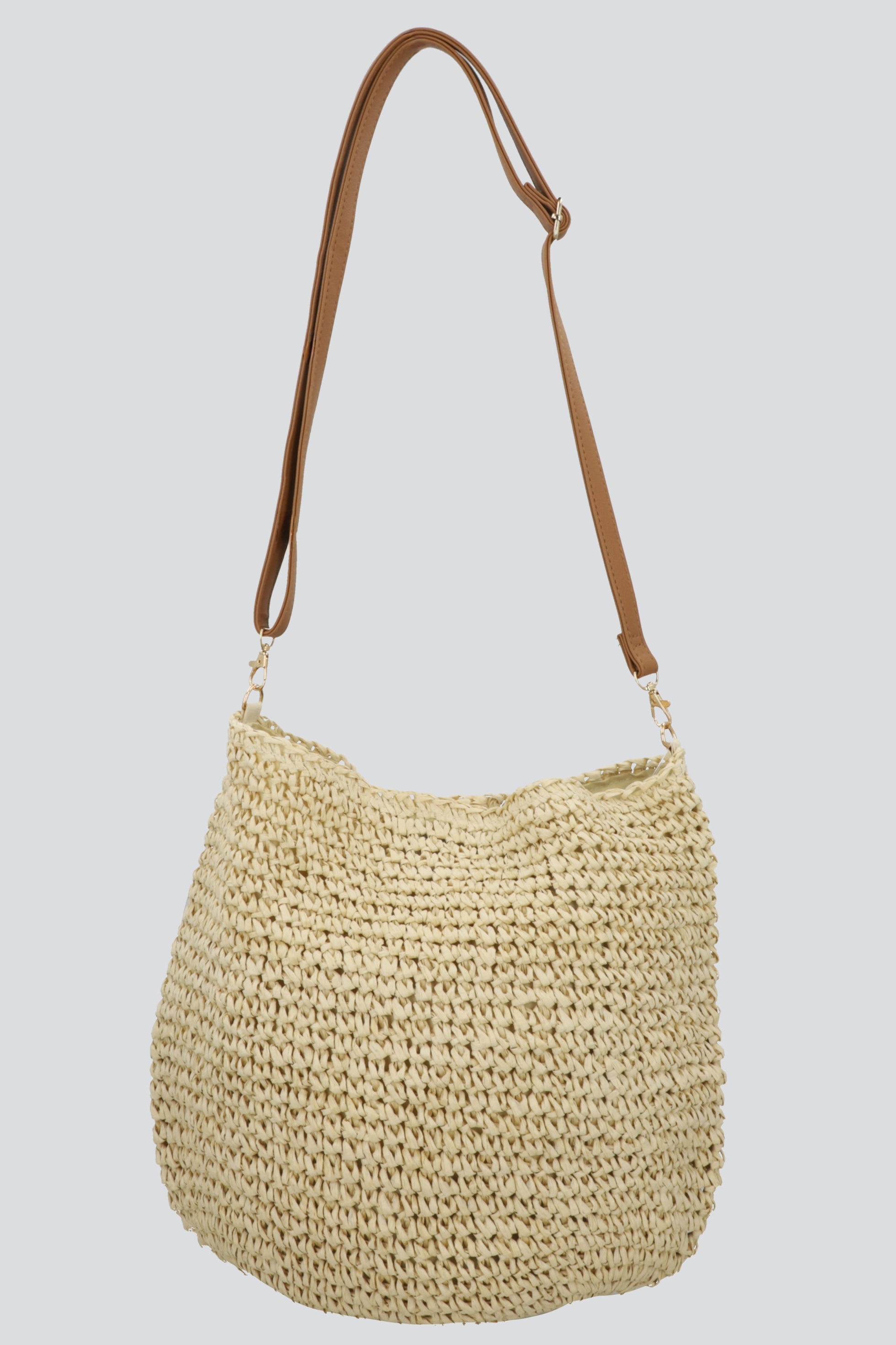 BOLSA TEJIDA PLAYA BEIGE