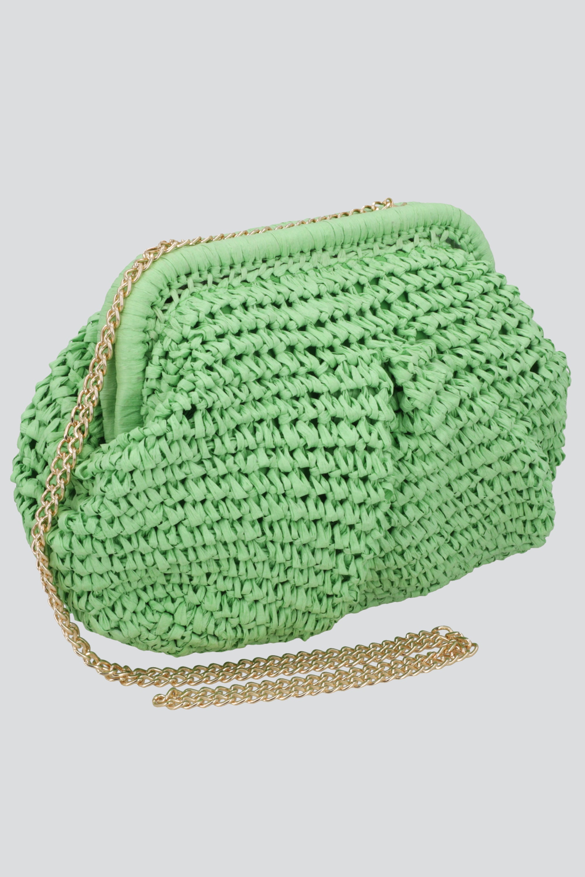 CLUTCH TEJIDO PLAYA VERDE