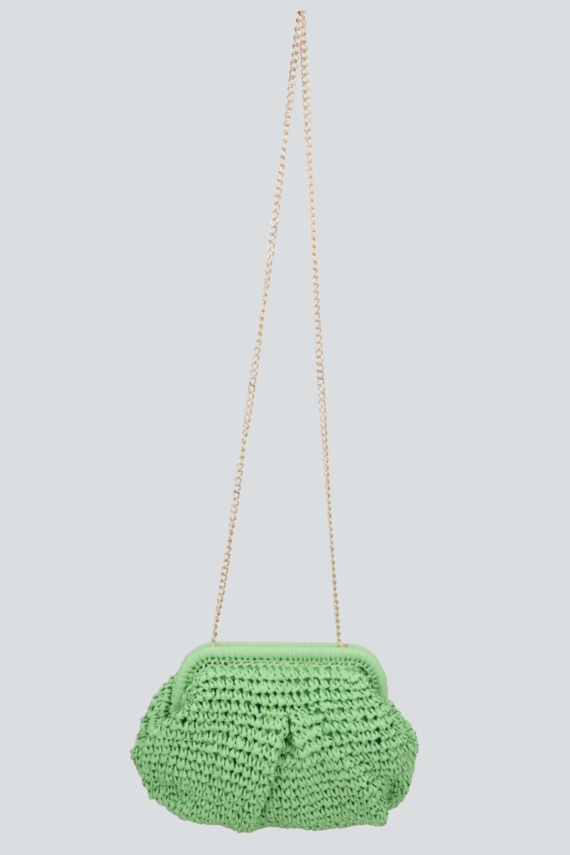 CLUTCH TEJIDO PLAYA VERDE