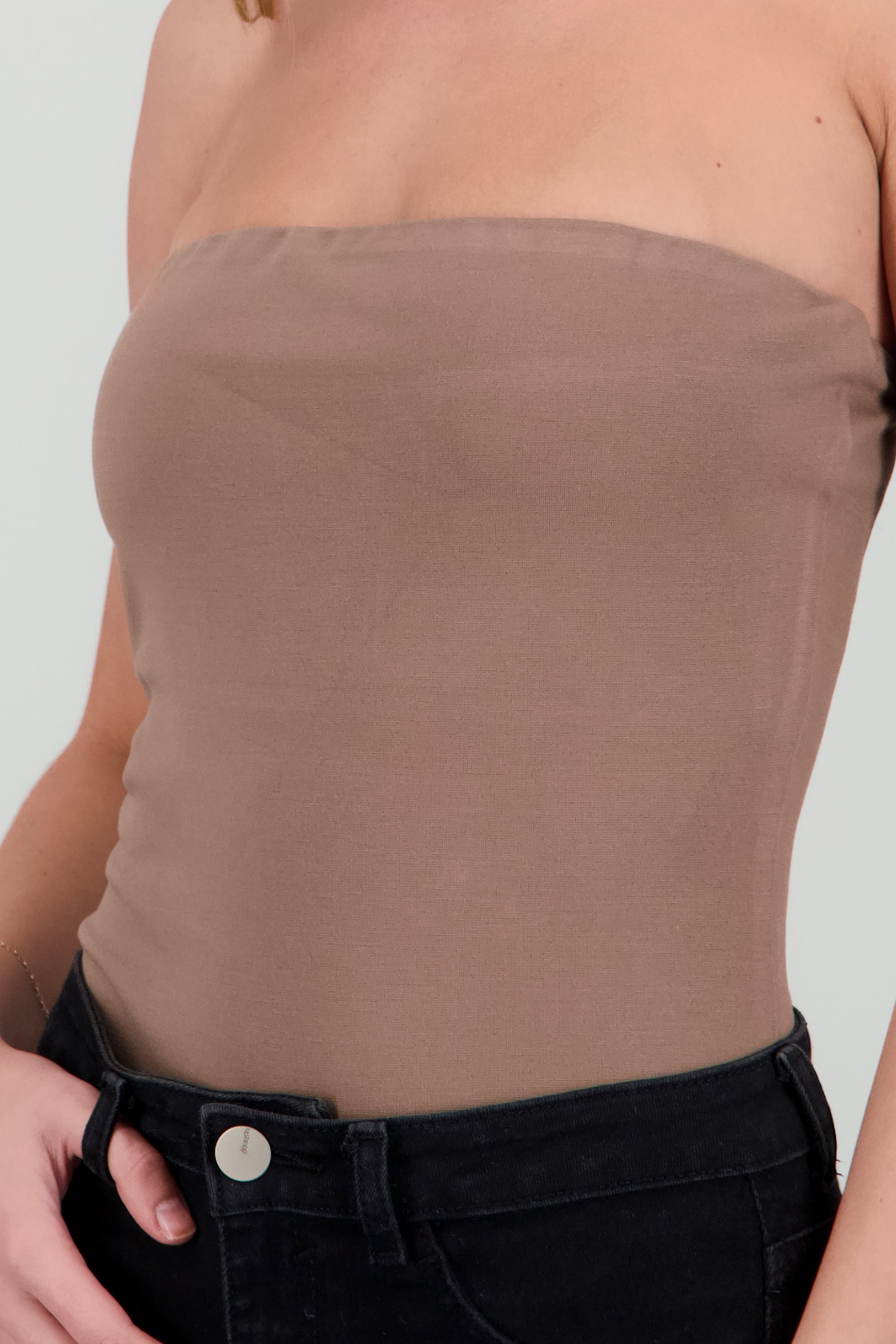 Body bandeau stretch TAUPE