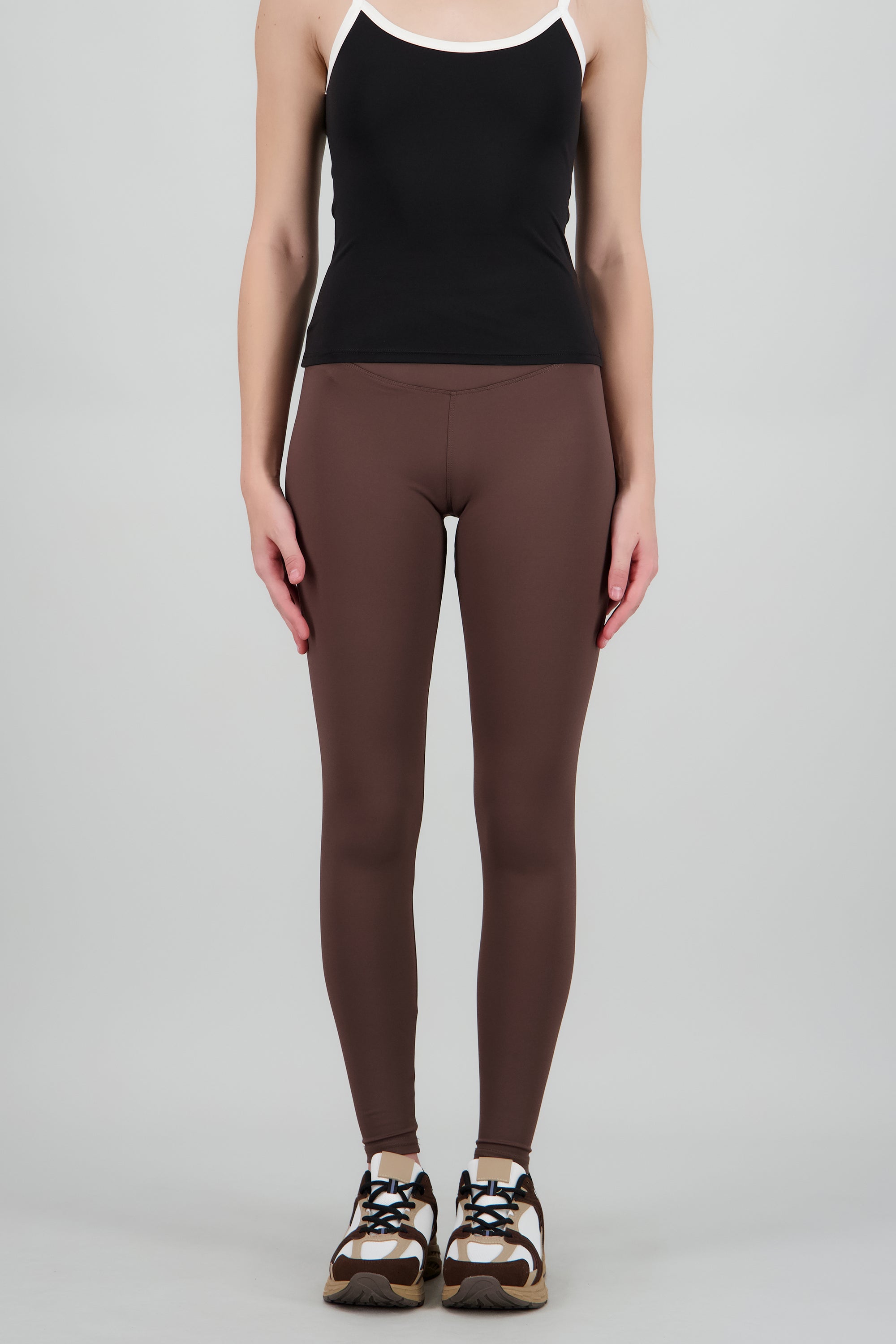 Leggings deportivos skinny detalle pretina CAFE