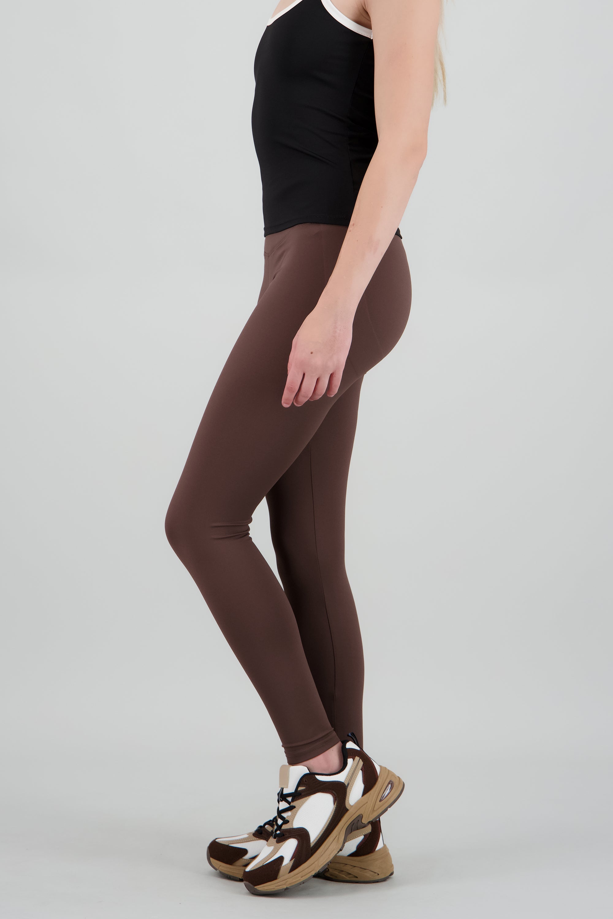 Leggings deportivos skinny detalle pretina CAFE