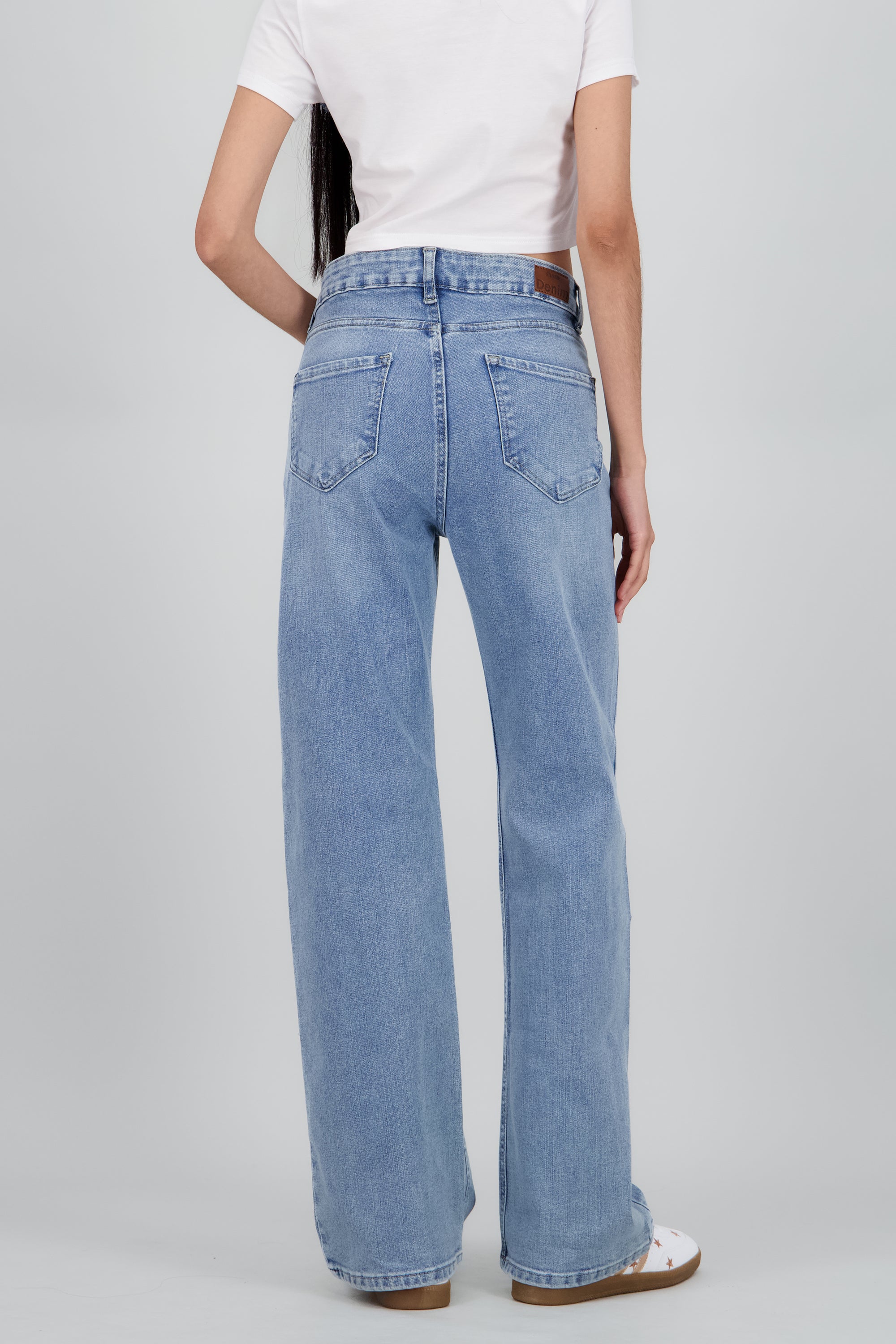 Jeans straight slim MEDIUM WASH