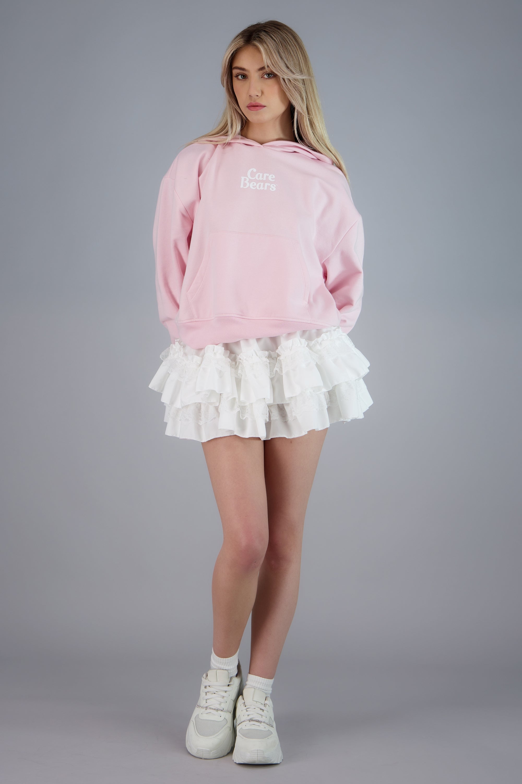 Sudadera Care Bears clásicos frente y espalda ROSA PASTEL