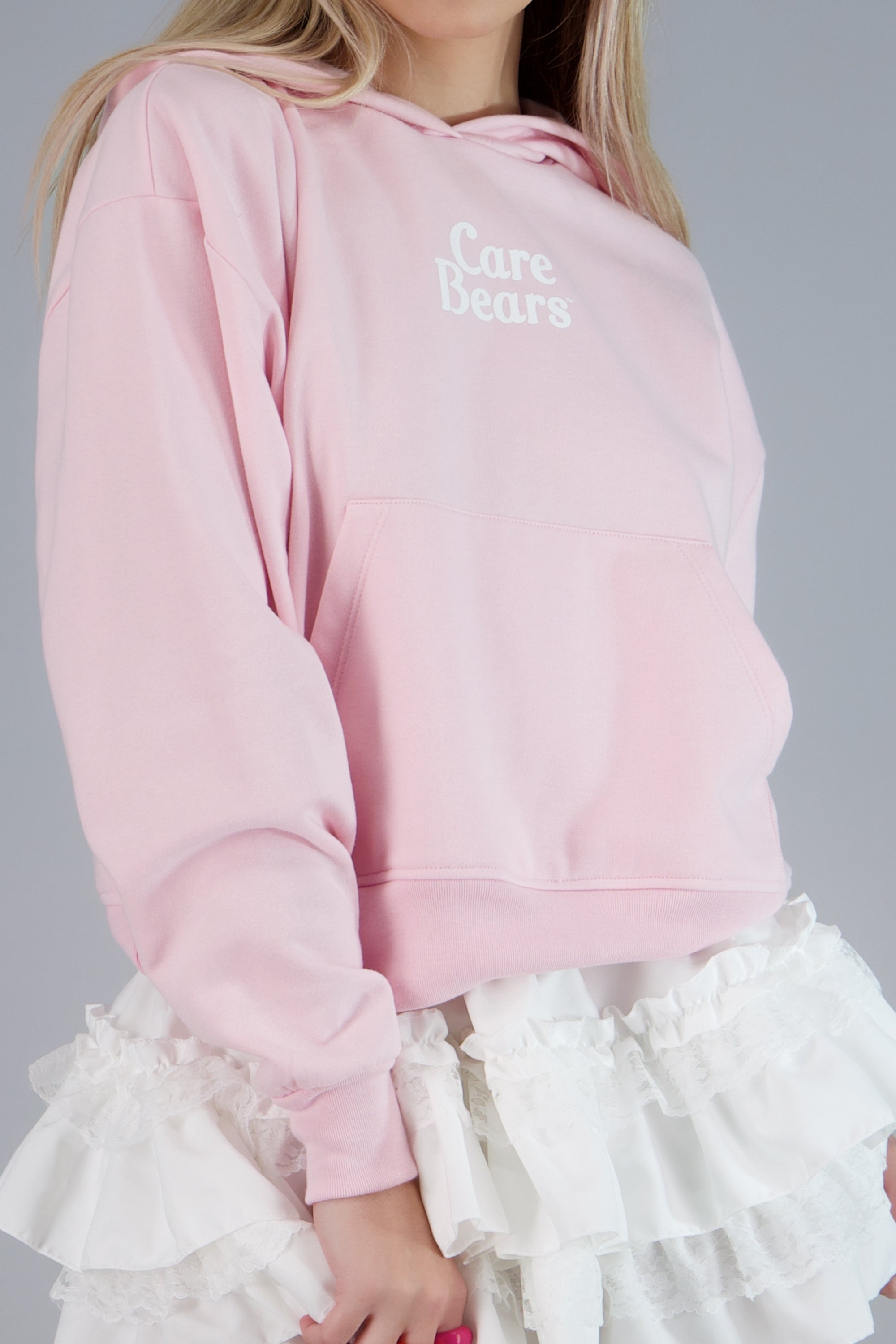 Sudadera Care Bears clásicos frente y espalda ROSA PASTEL