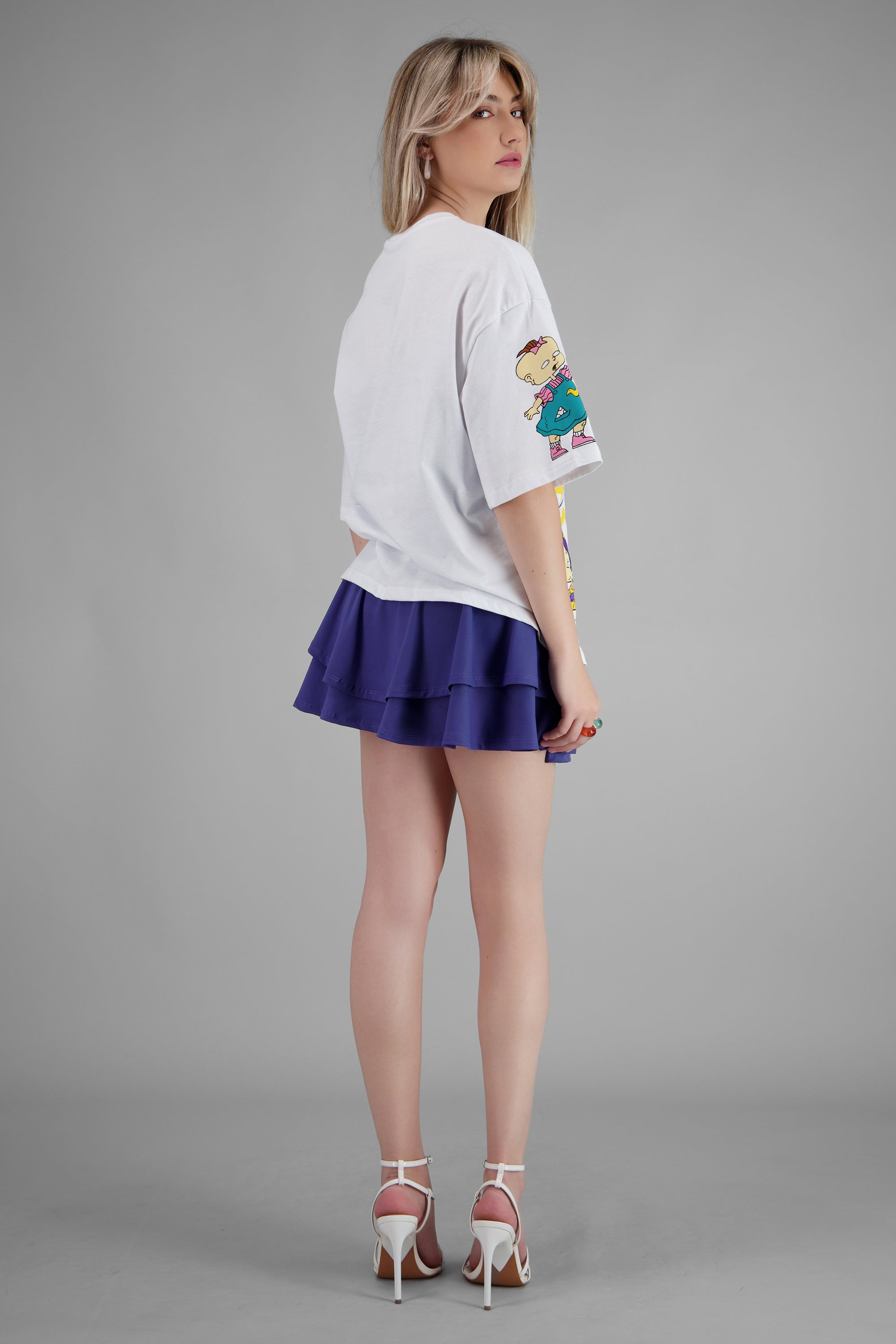 Playera Rugrats personajes BLANCO