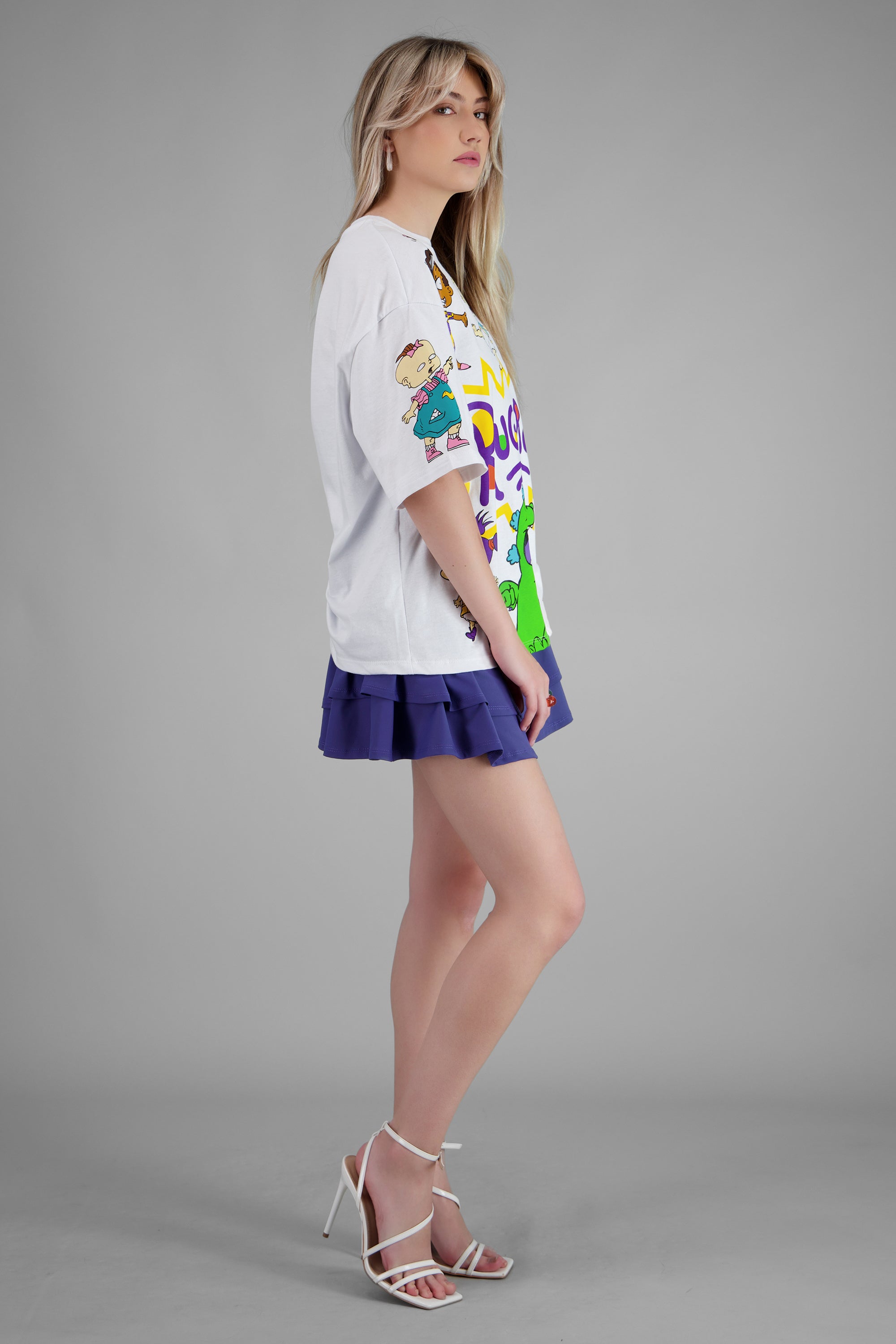 Playera Rugrats personajes BLANCO