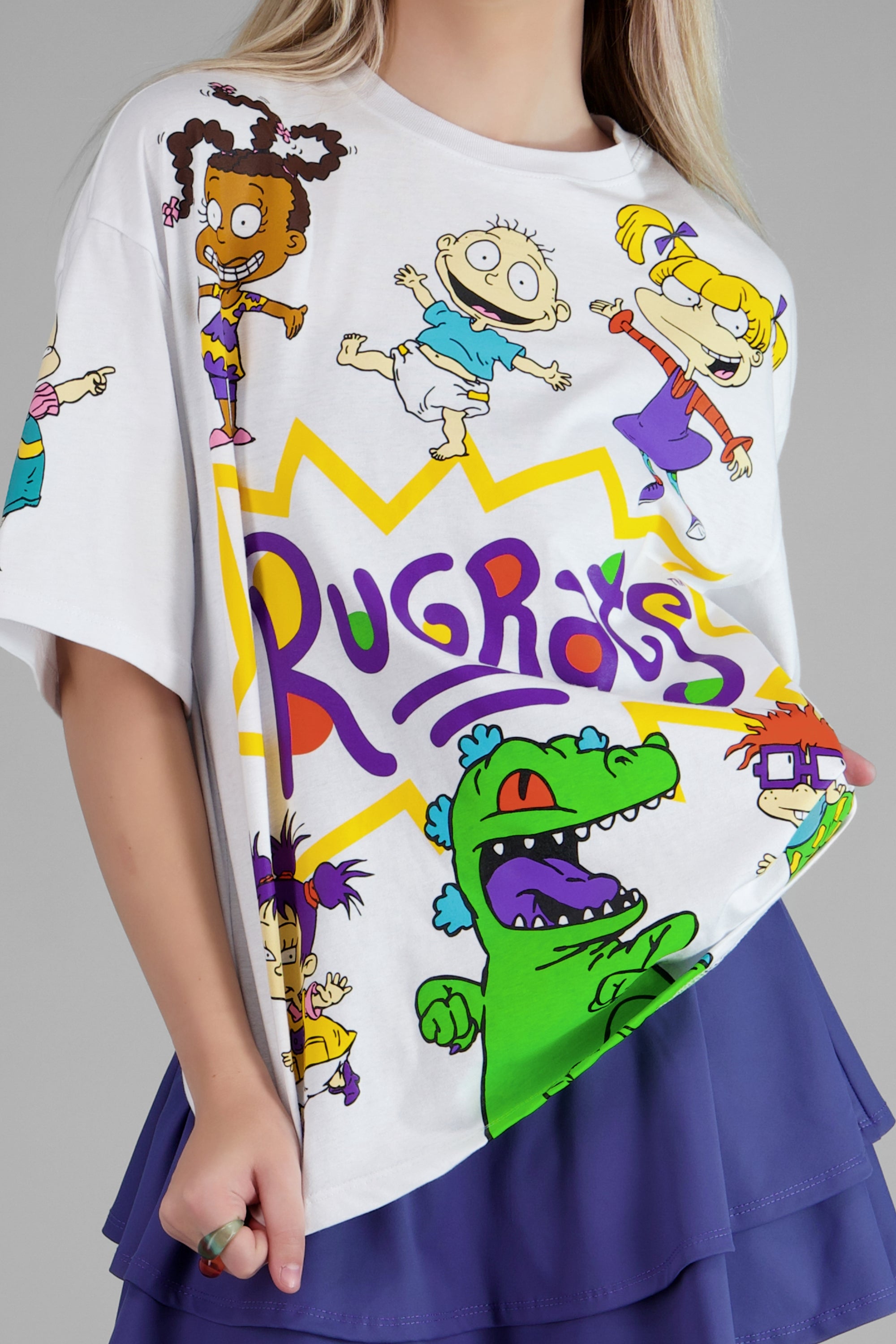 Playera Rugrats personajes BLANCO