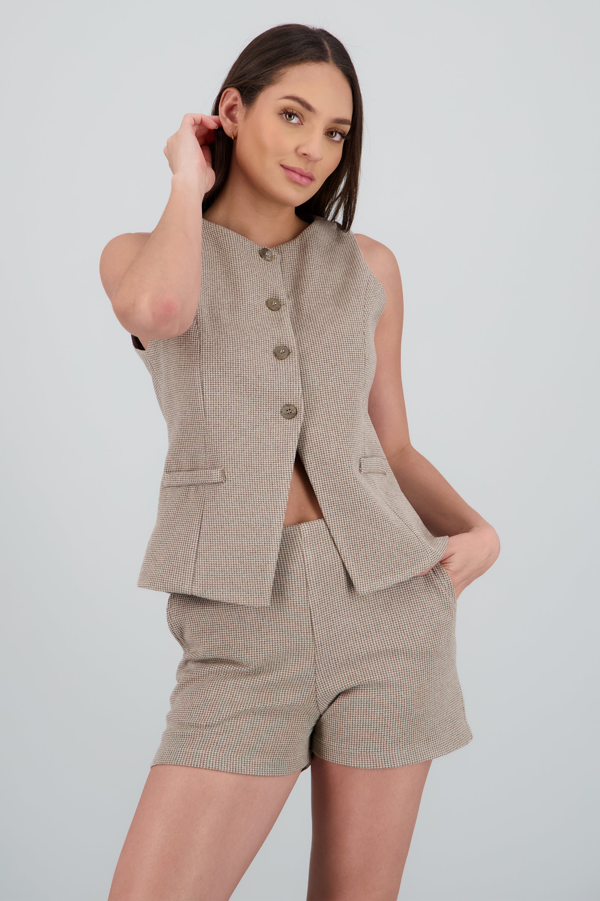 chaleco city slim hypsters CAFE COMBO