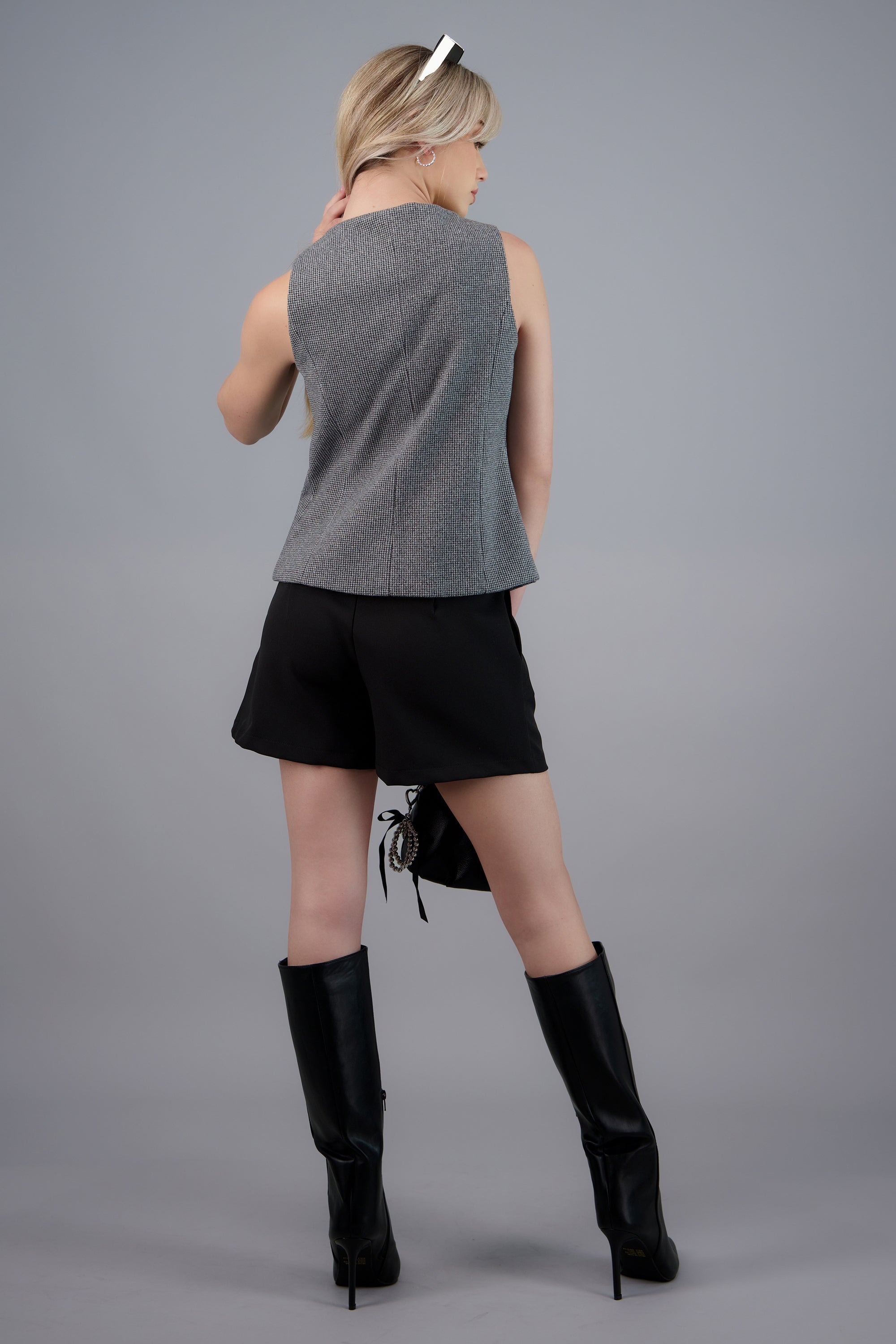 chaleco city slim hypsters NEGRO COMBO