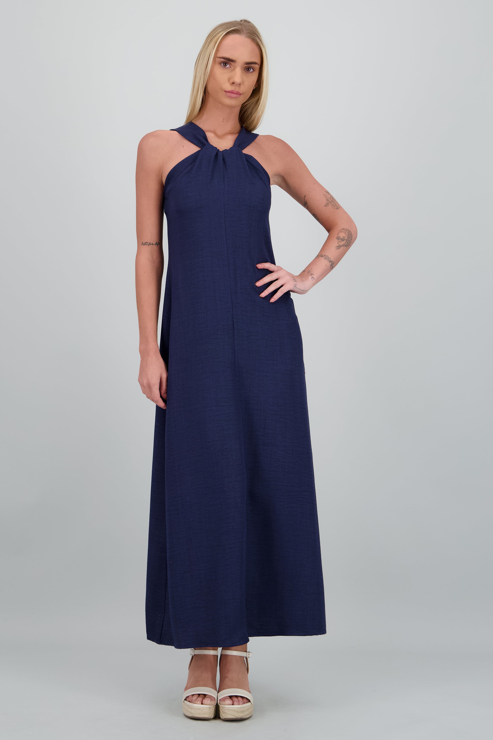 Vestido maxi det nudo tirantes MARINO