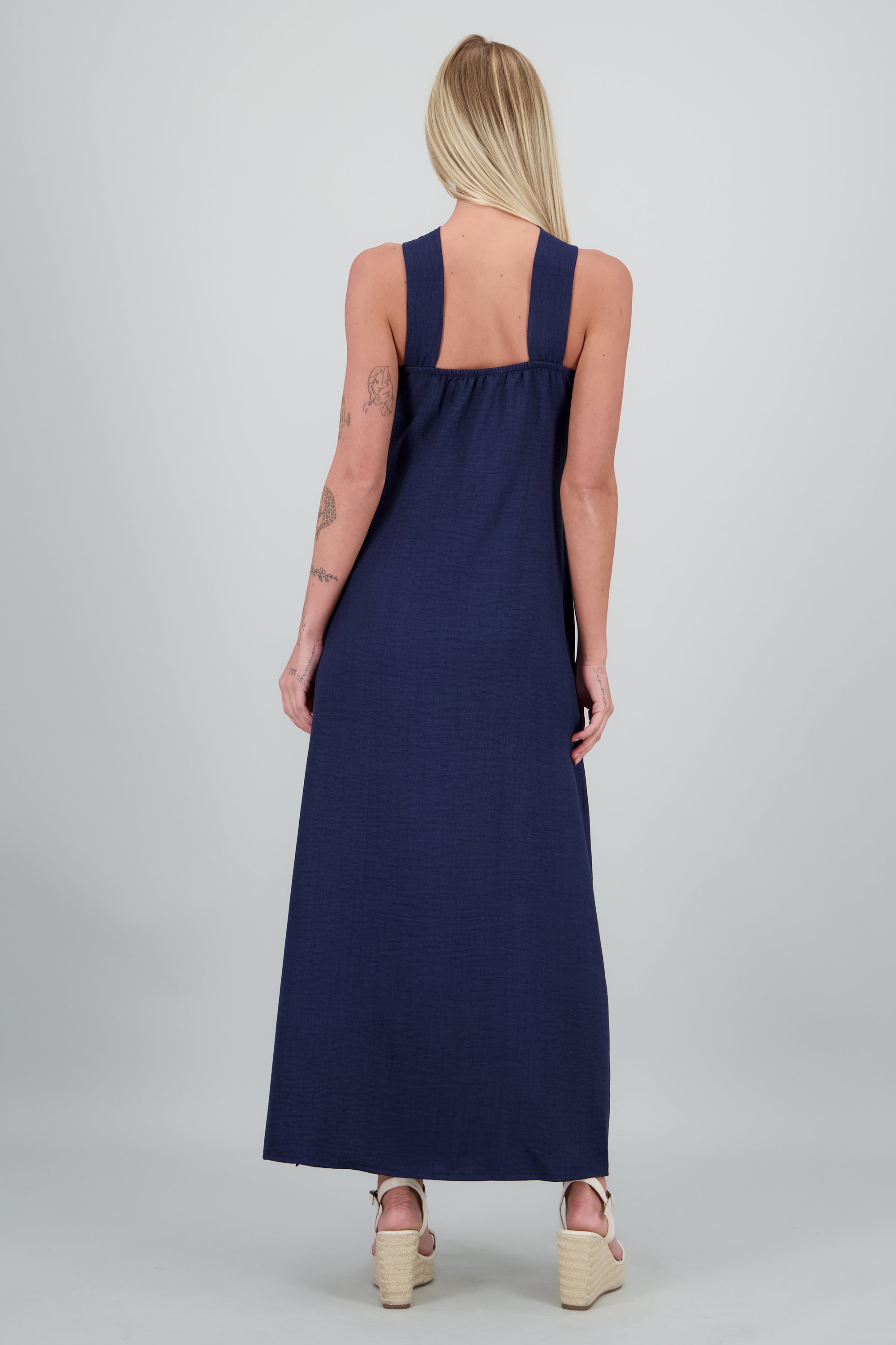 Vestido maxi det nudo tirantes MARINO