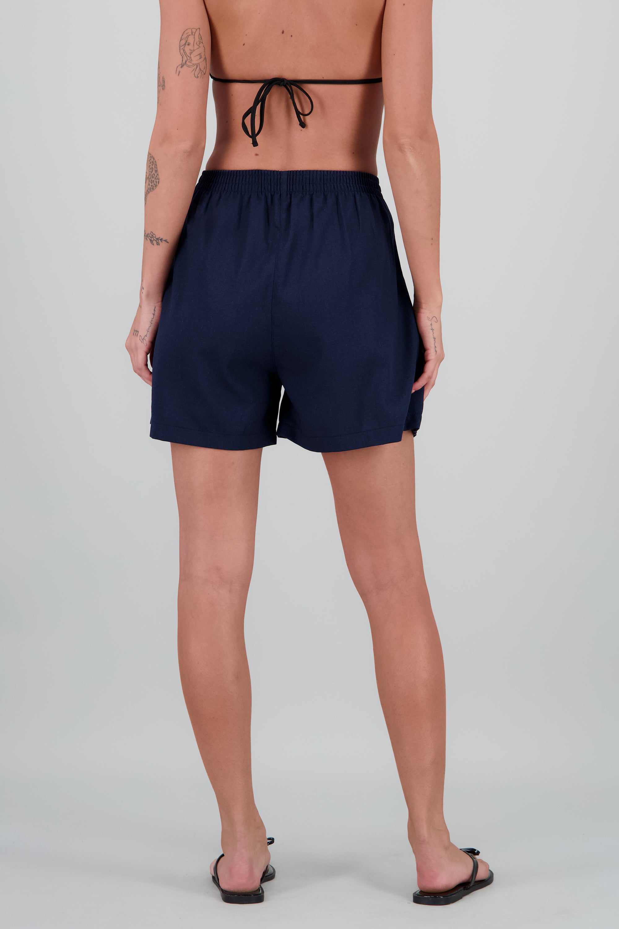 Short tipo bermuda lino MARINO