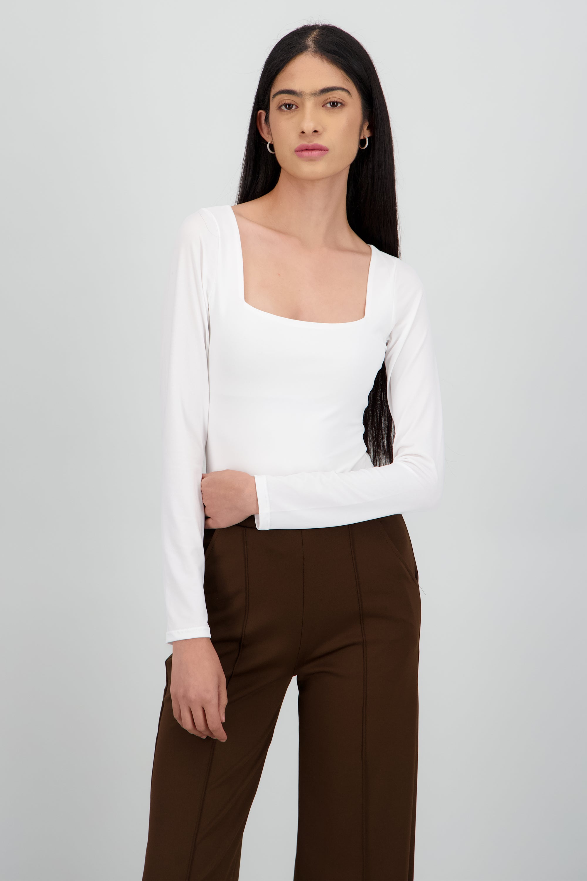 Bodysuit escote cuadrado BLANCO