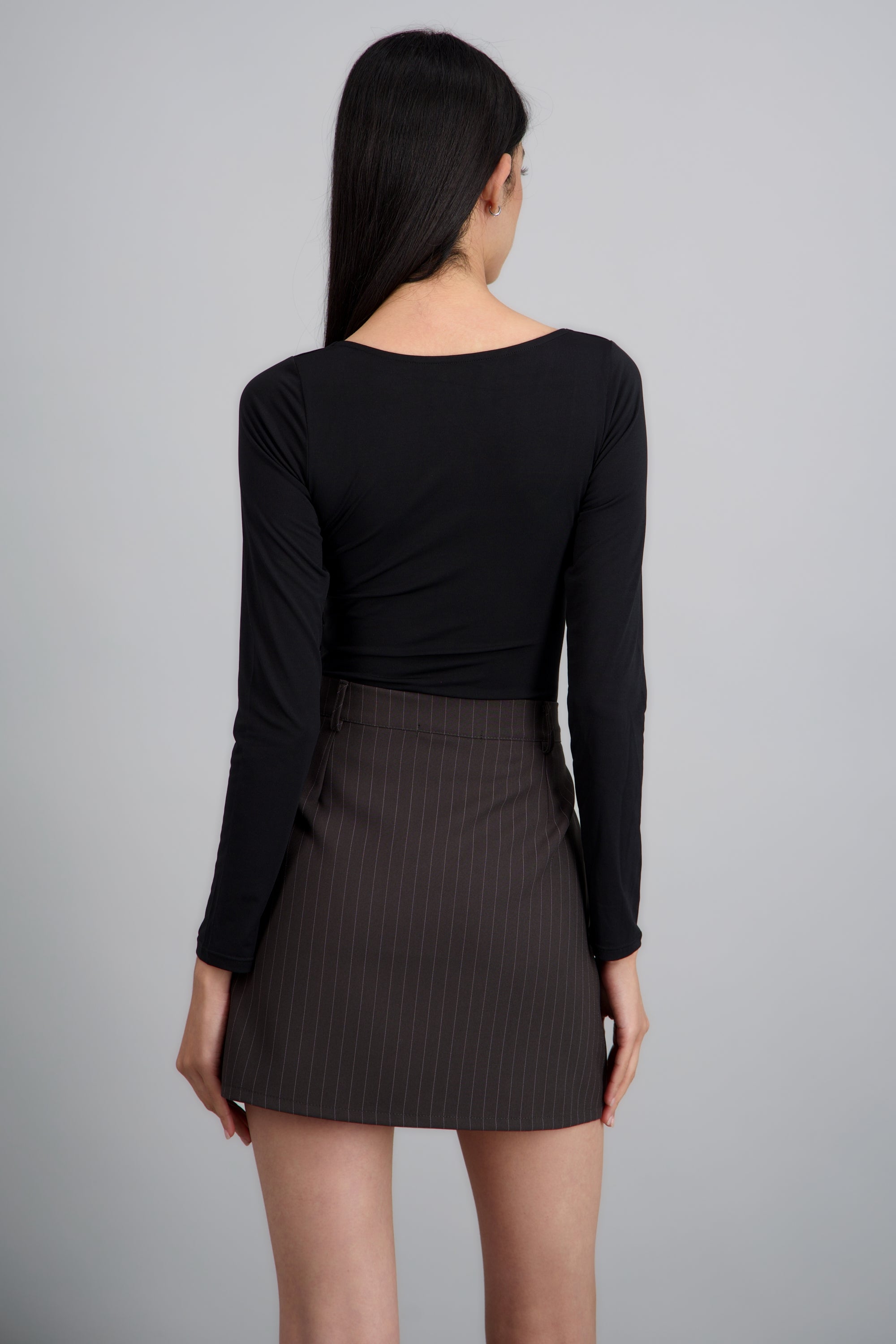Bodysuit escote cuadrado NEGRO
