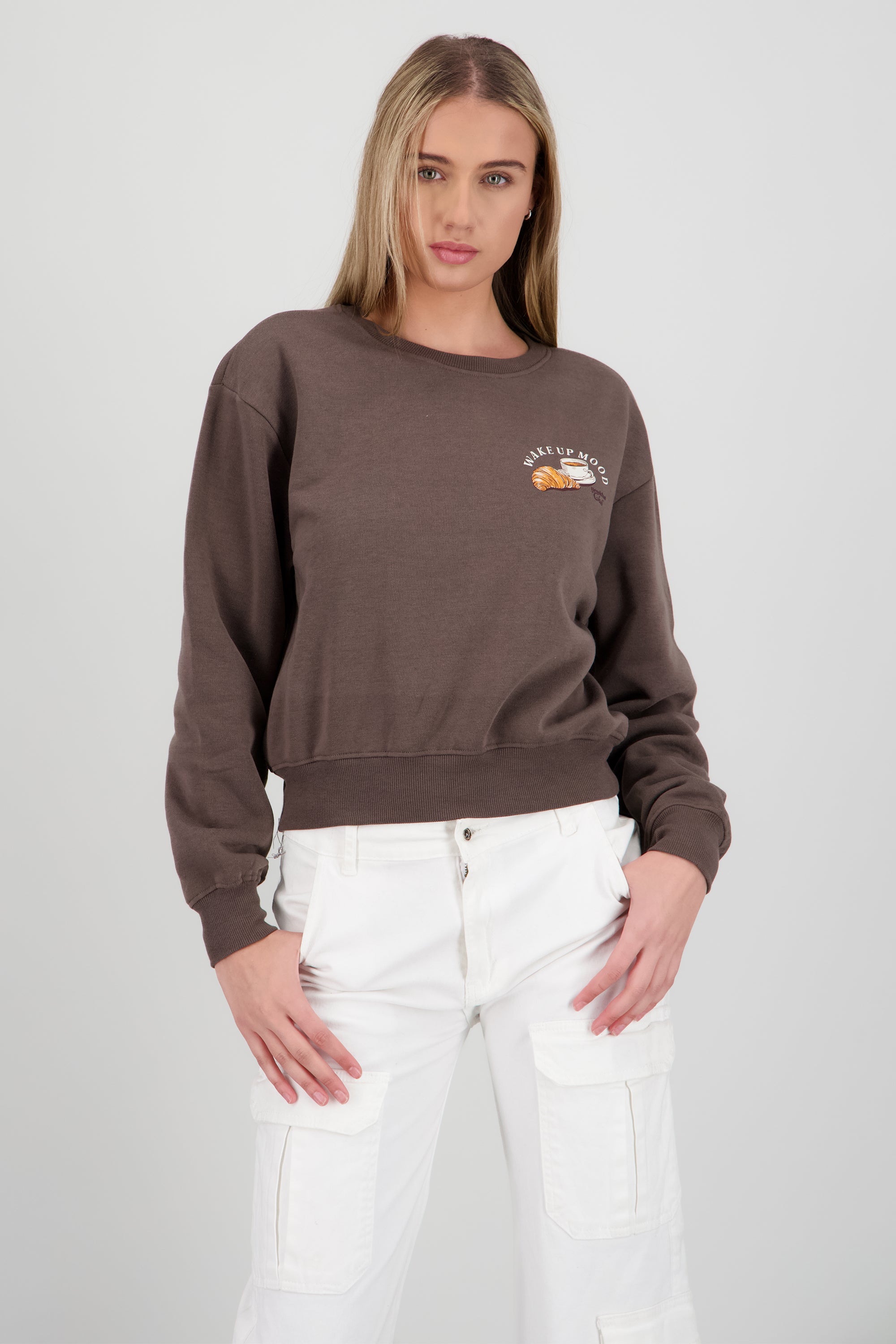 Sudadera estampado good morning CAFE