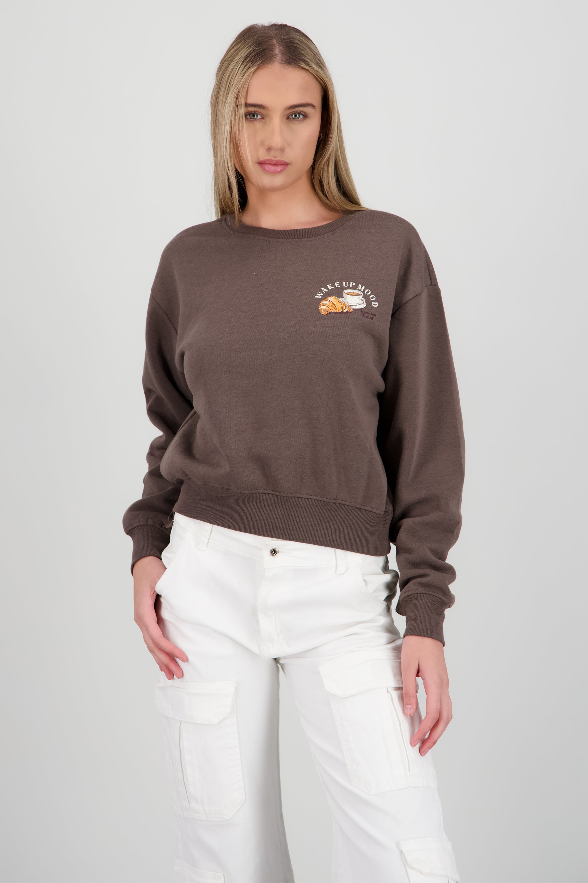 Sudadera estampado good morning CAFE