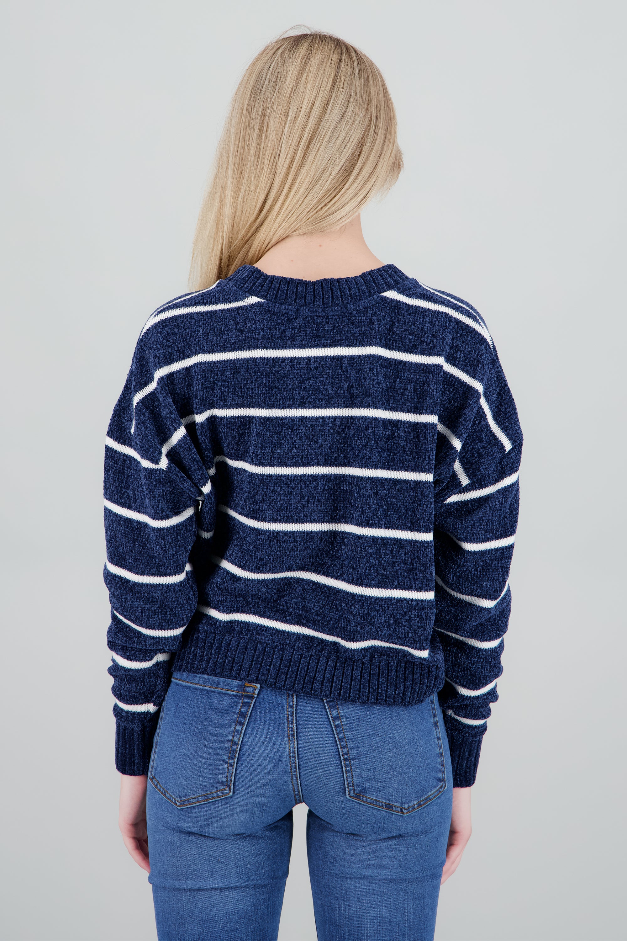 Sueter suave rayas delgadas MARINO COMBO
