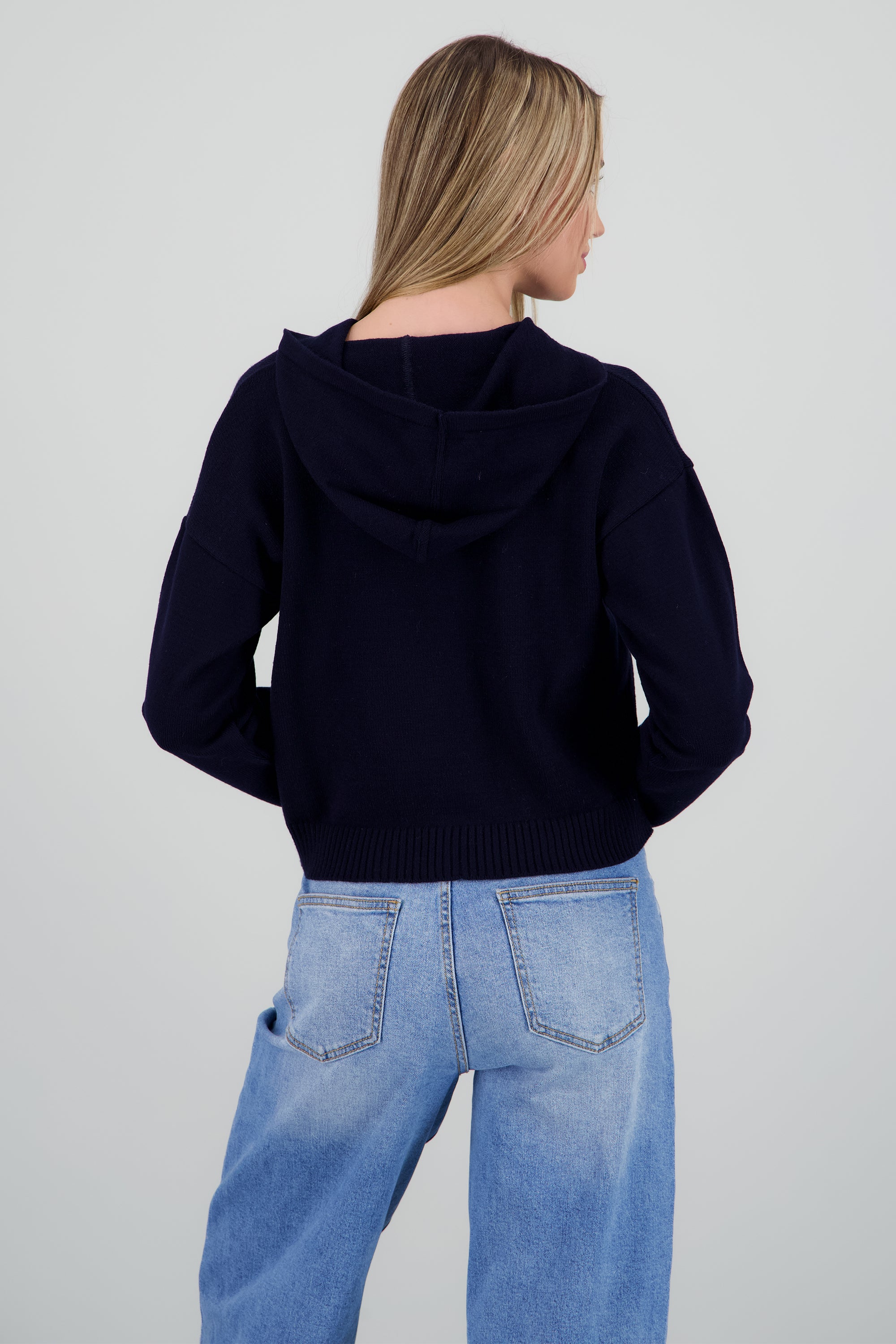 Sudadera tejida estrella MARINO