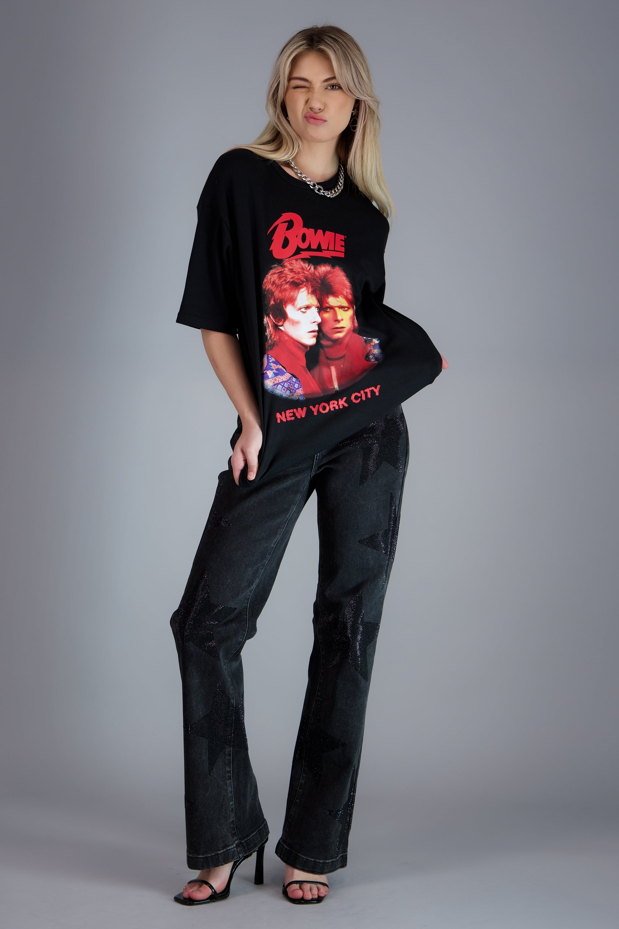 Playera David Bowie NYC NEGRO