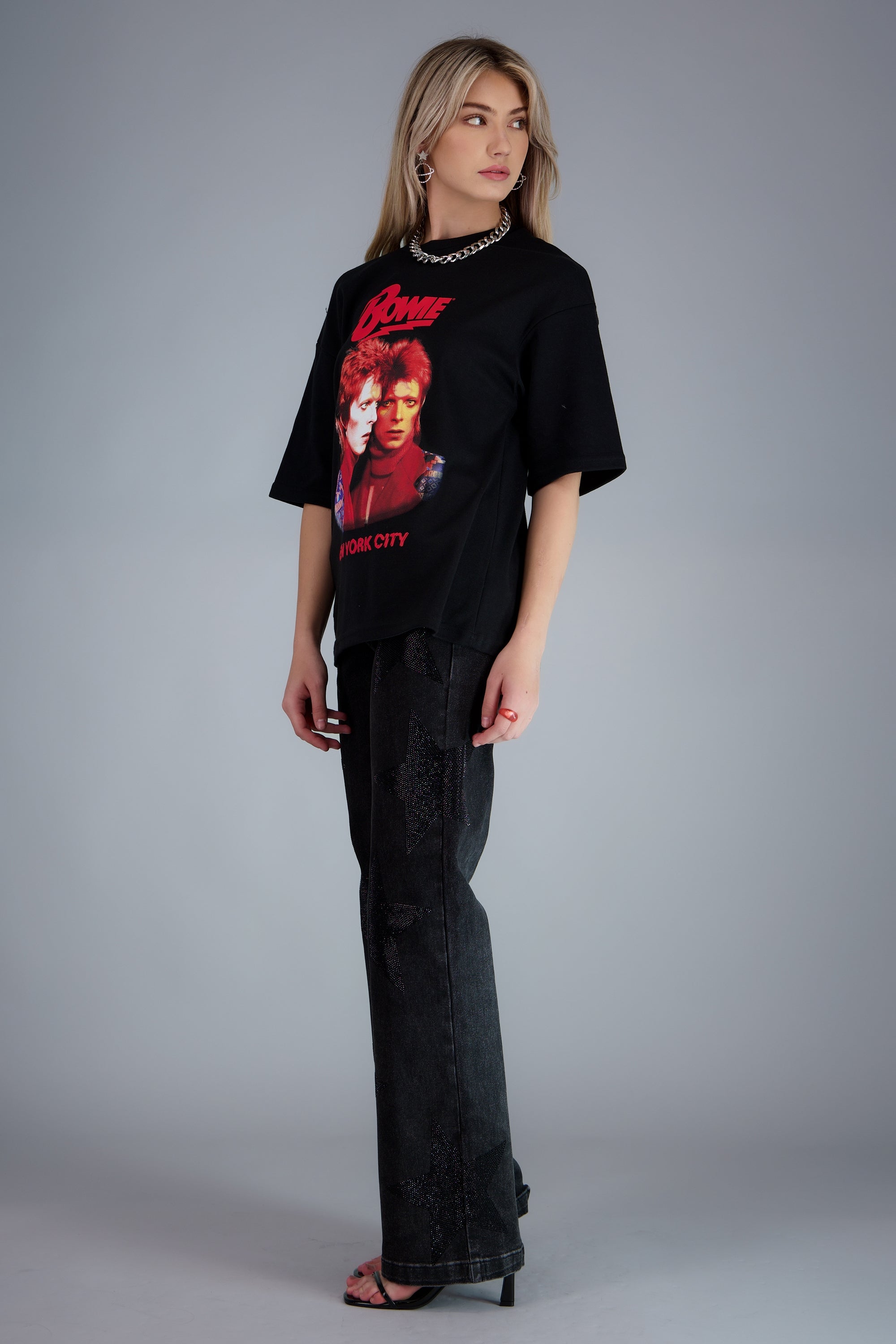 Playera David Bowie NYC NEGRO