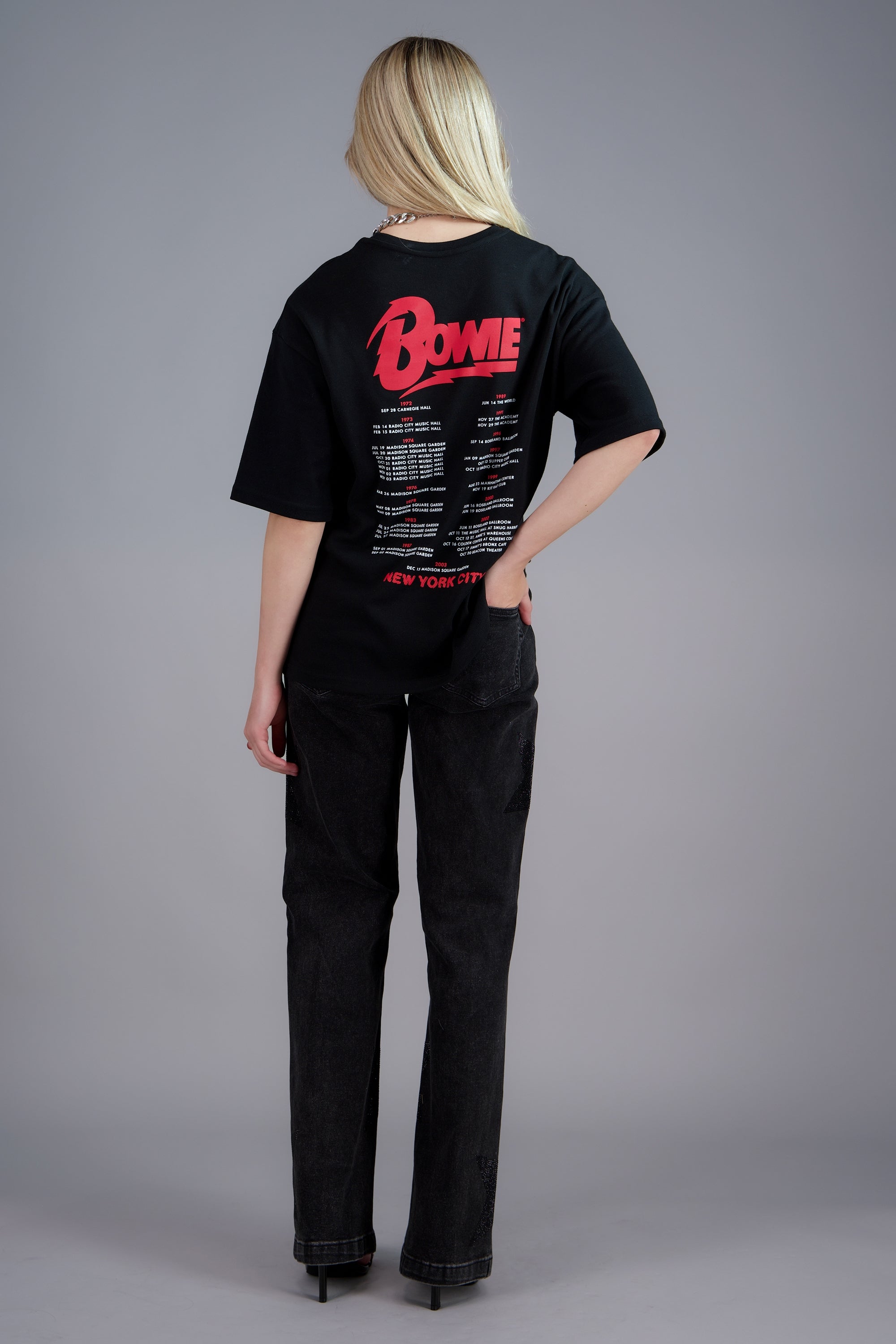 Playera David Bowie NYC NEGRO