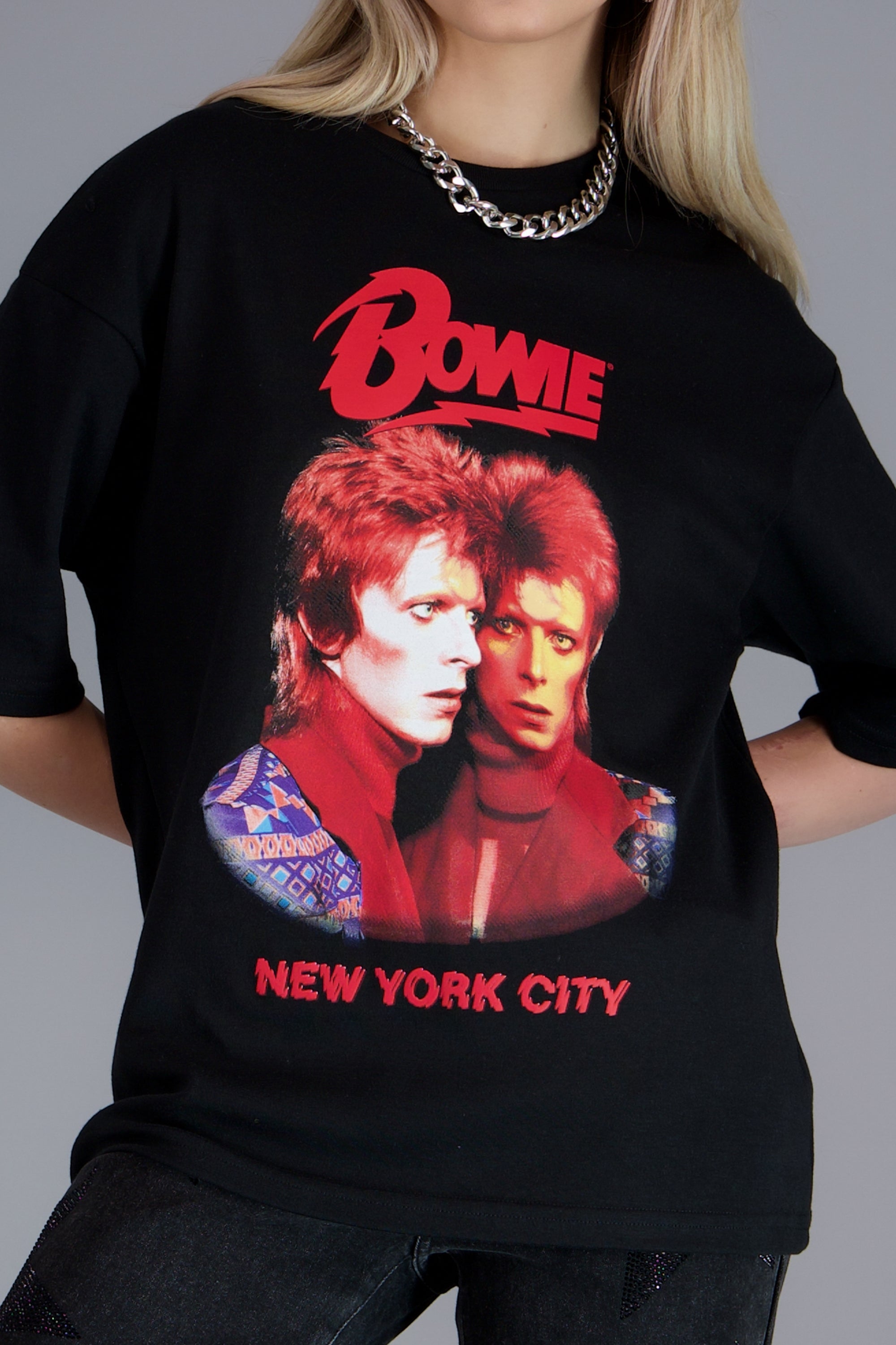 Playera David Bowie NYC NEGRO