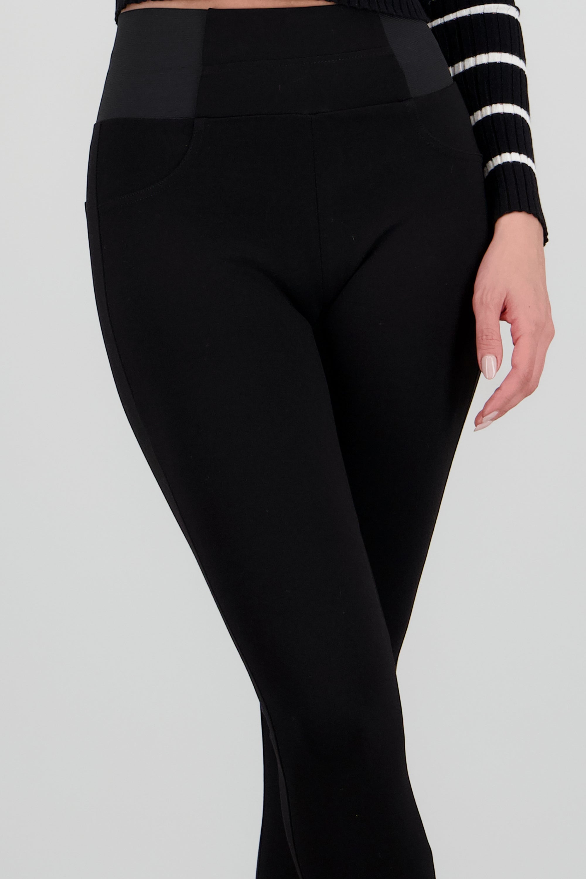 leggings slim fit NEGRO