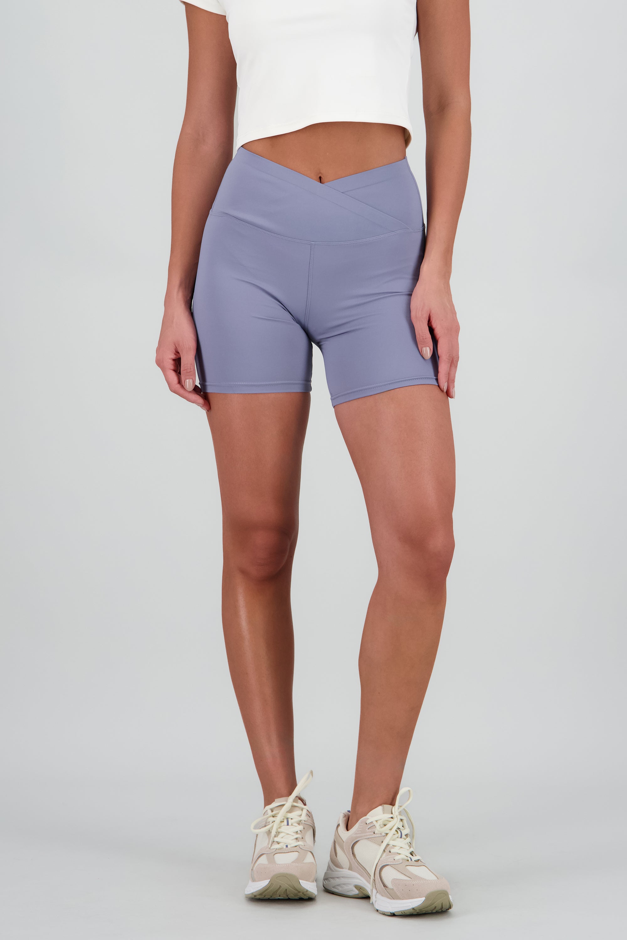 Short deportivo detalle pretina butt lift AZUL