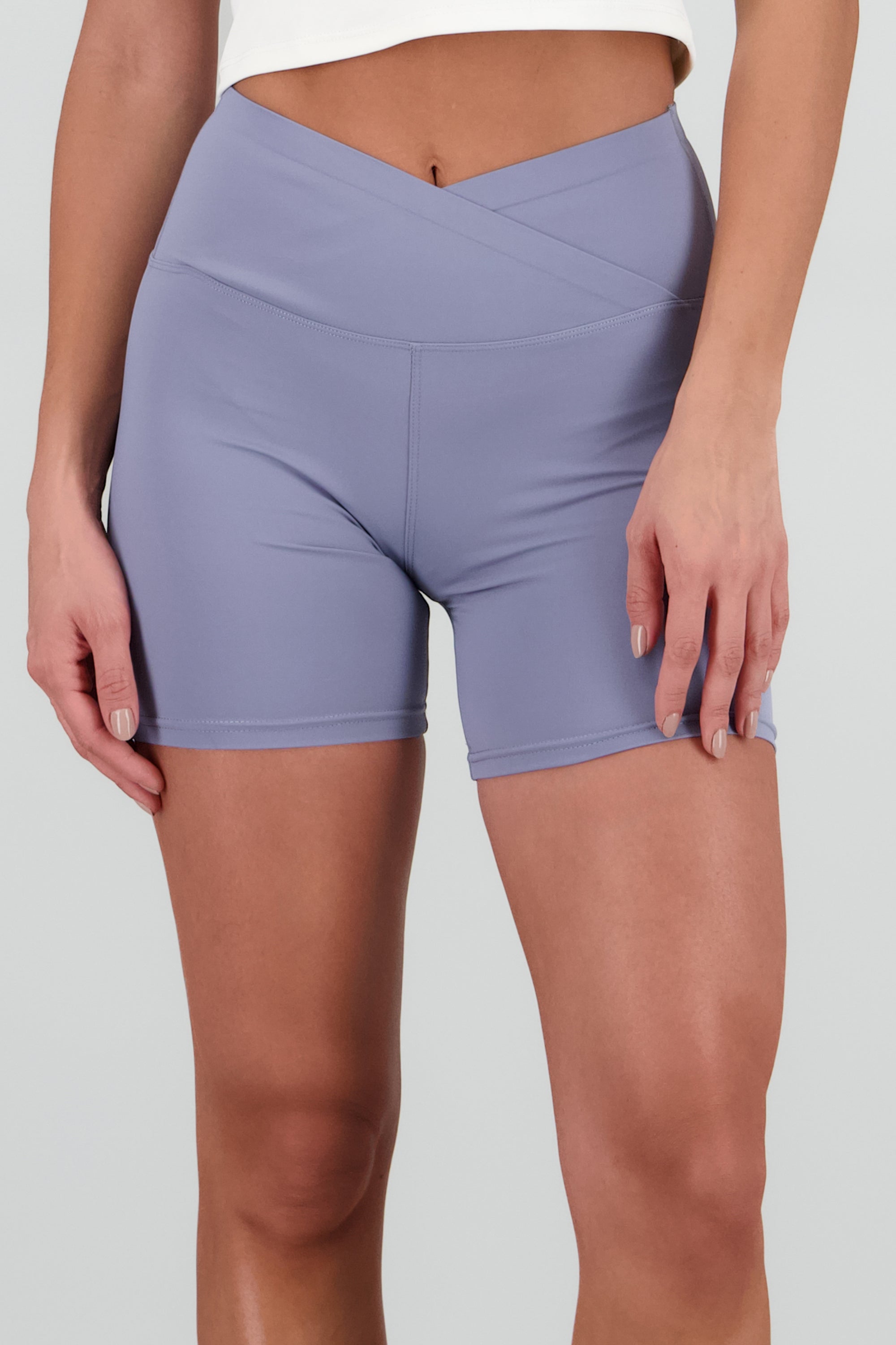 Short deportivo detalle pretina butt lift AZUL