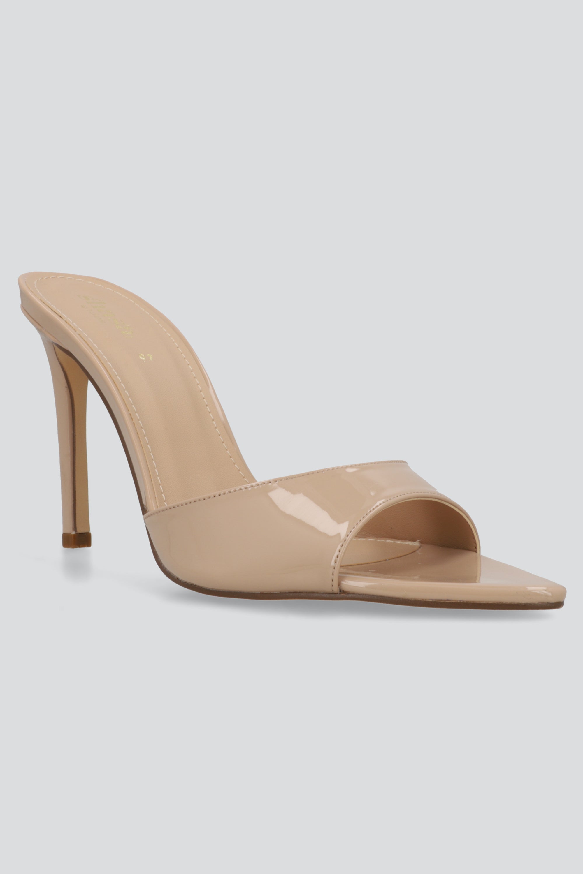 Tacon pointy peep toe NUDE