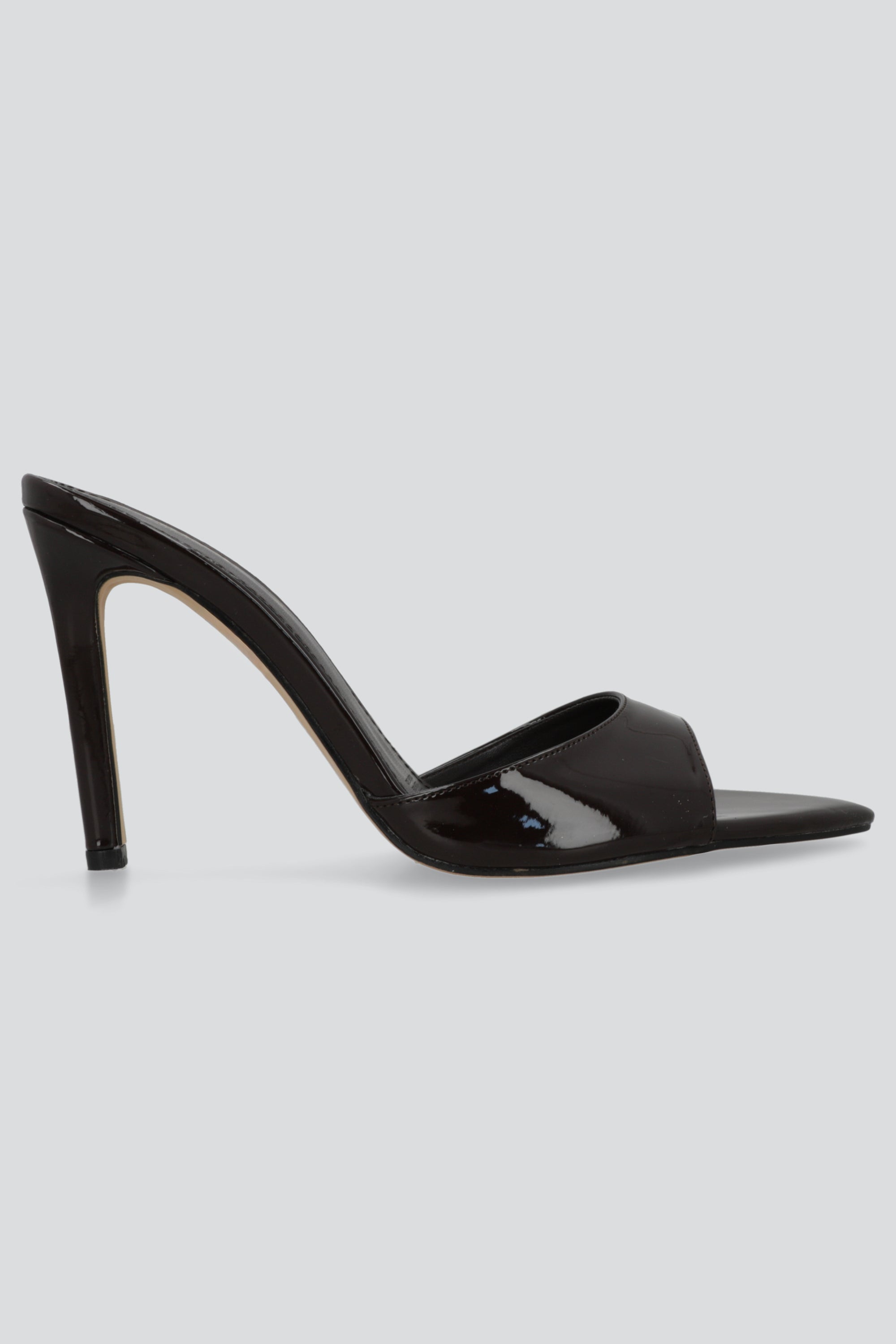 Tacon pointy peep toe CAFE