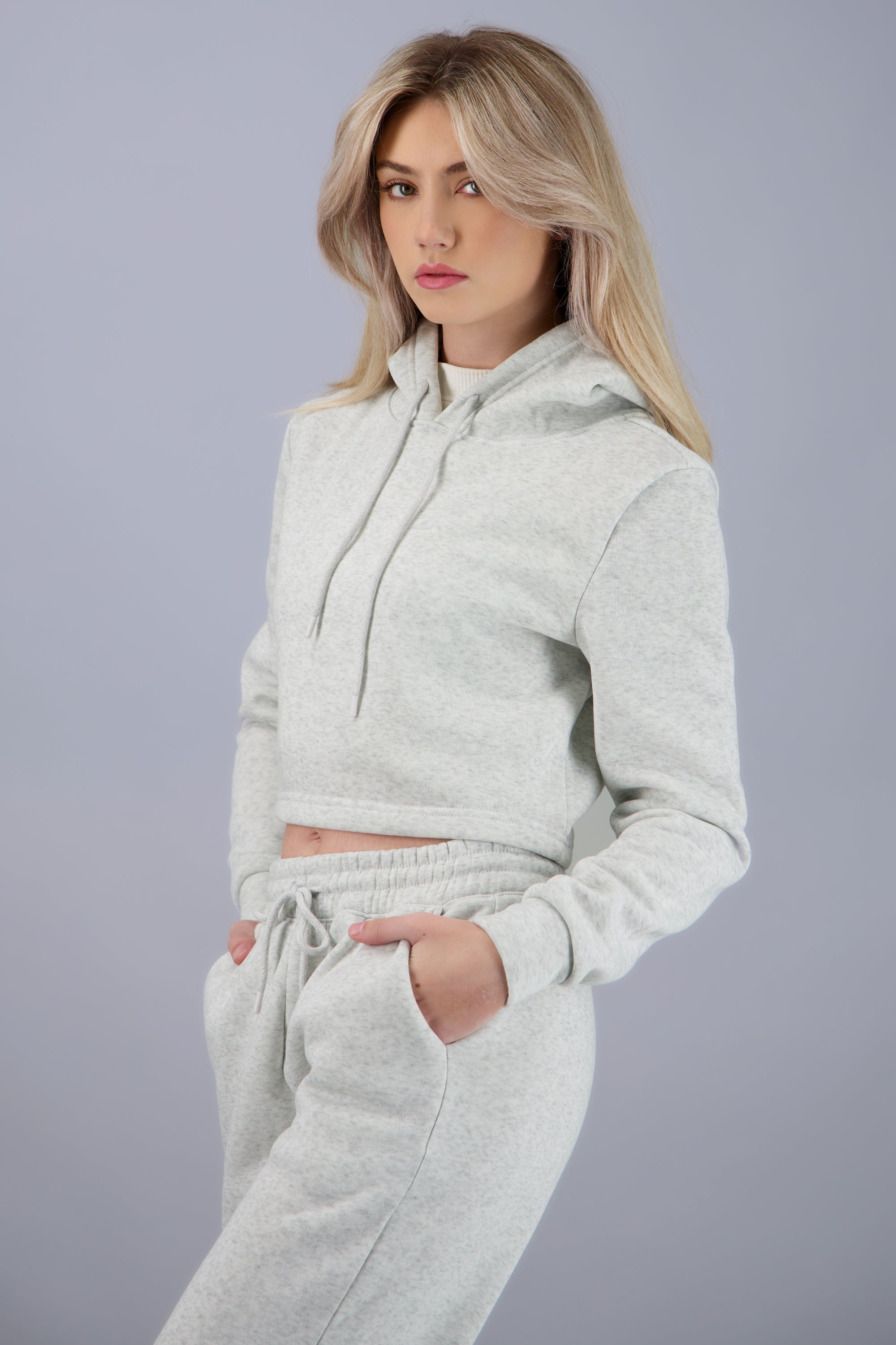 Hoodie lisa GRIS CLARO