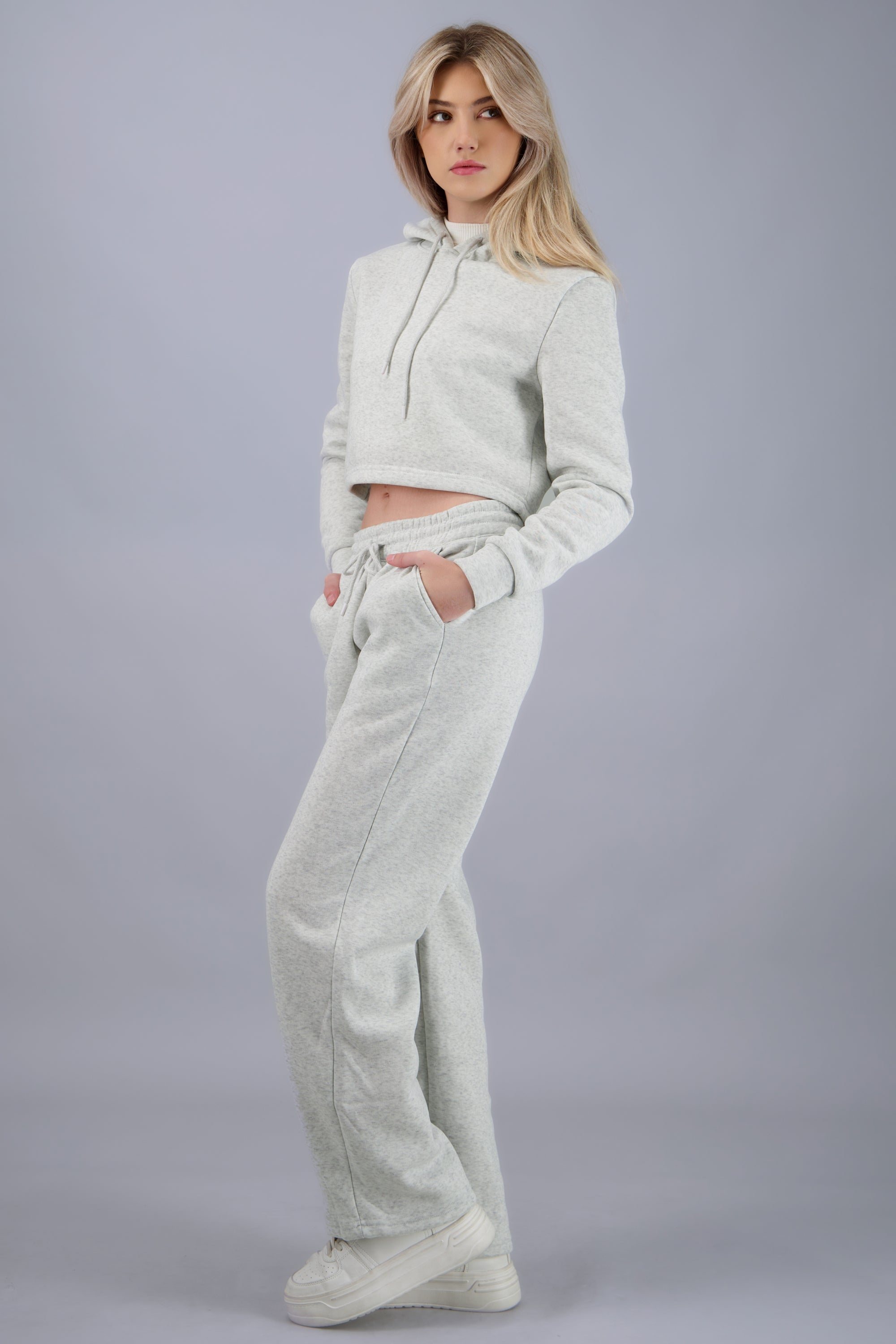 JOGGERS BOLSAS GRIS CLARO