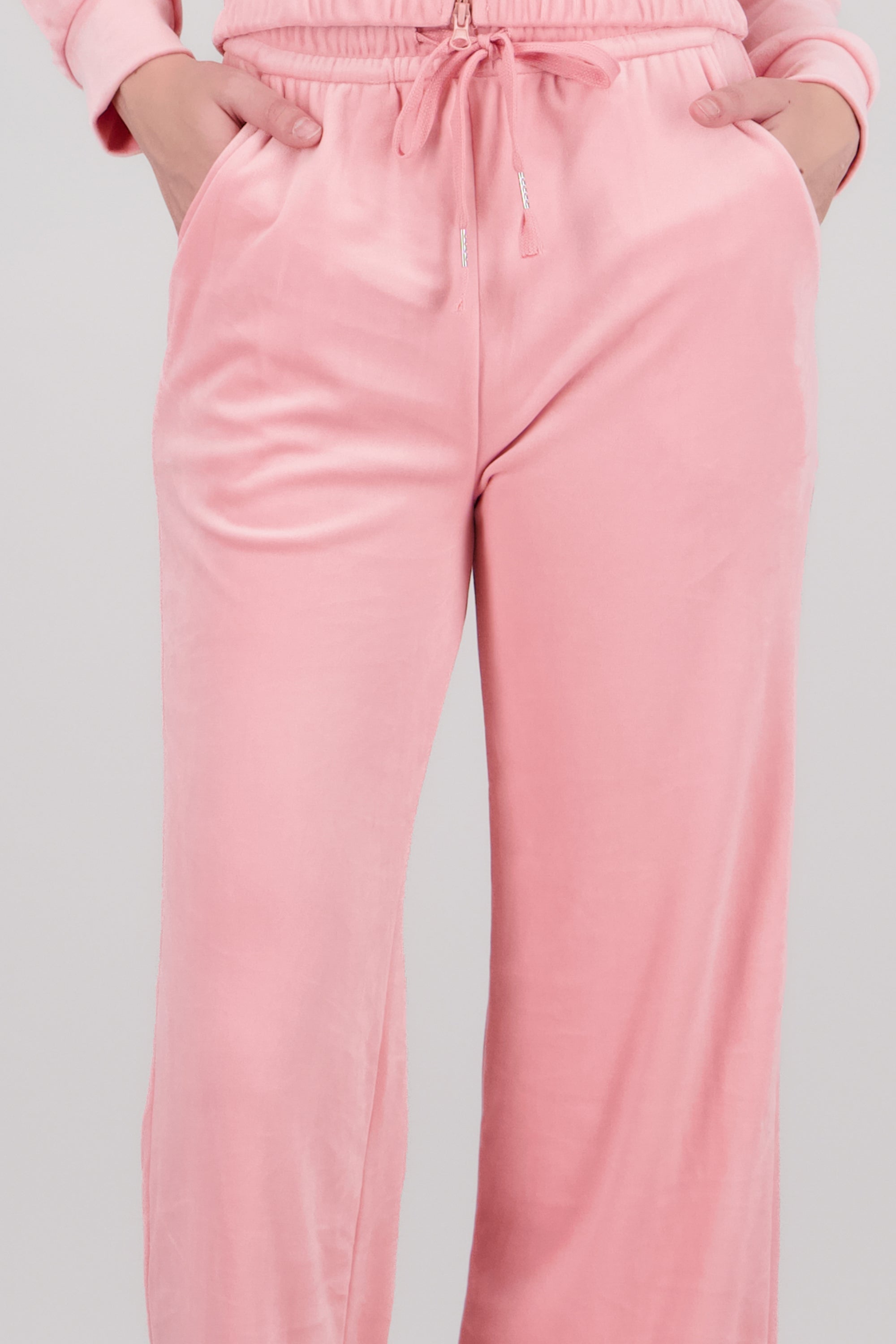 Jogger velvet bolsas ROSA