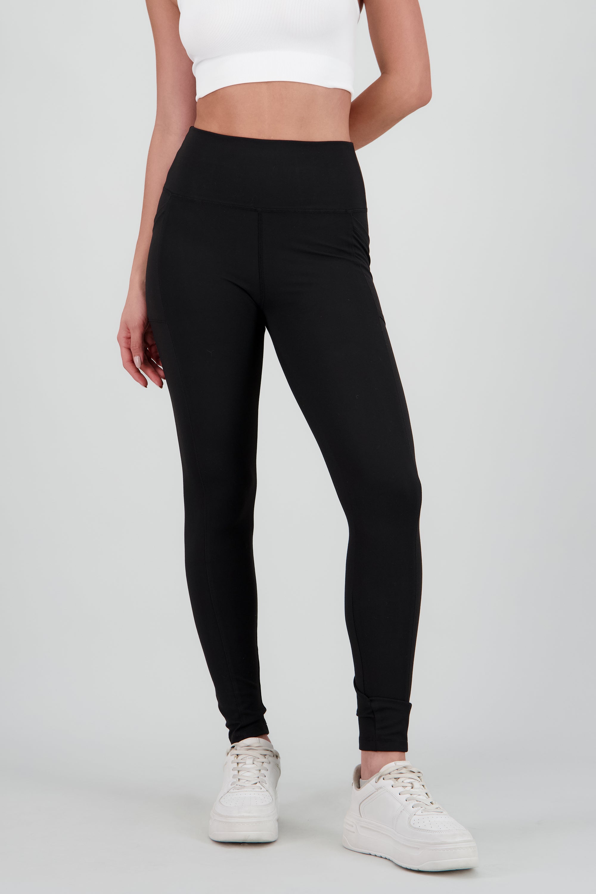 Leggings cargo pretina NEGRO