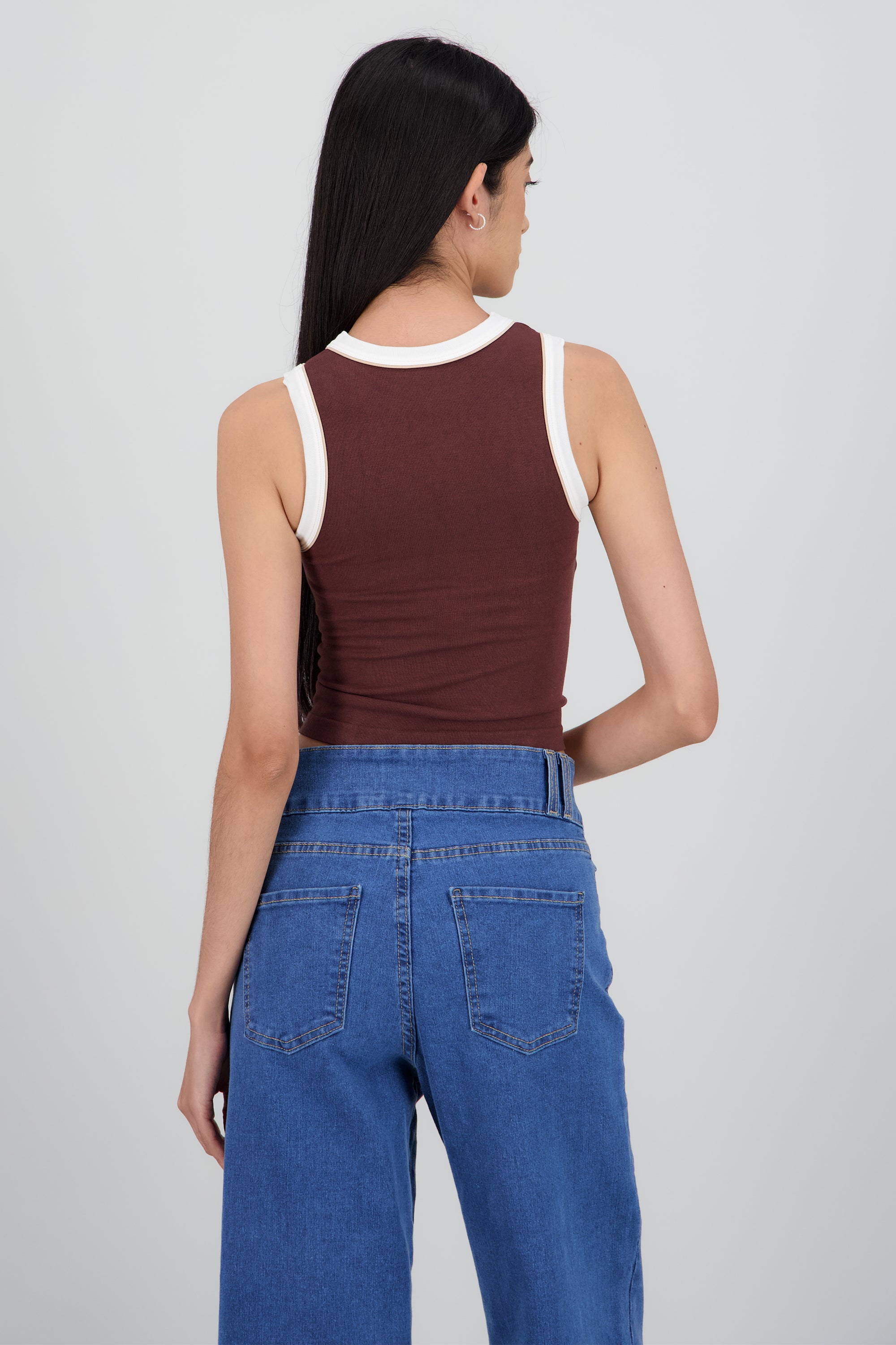 Top sin mangas basica CAFE