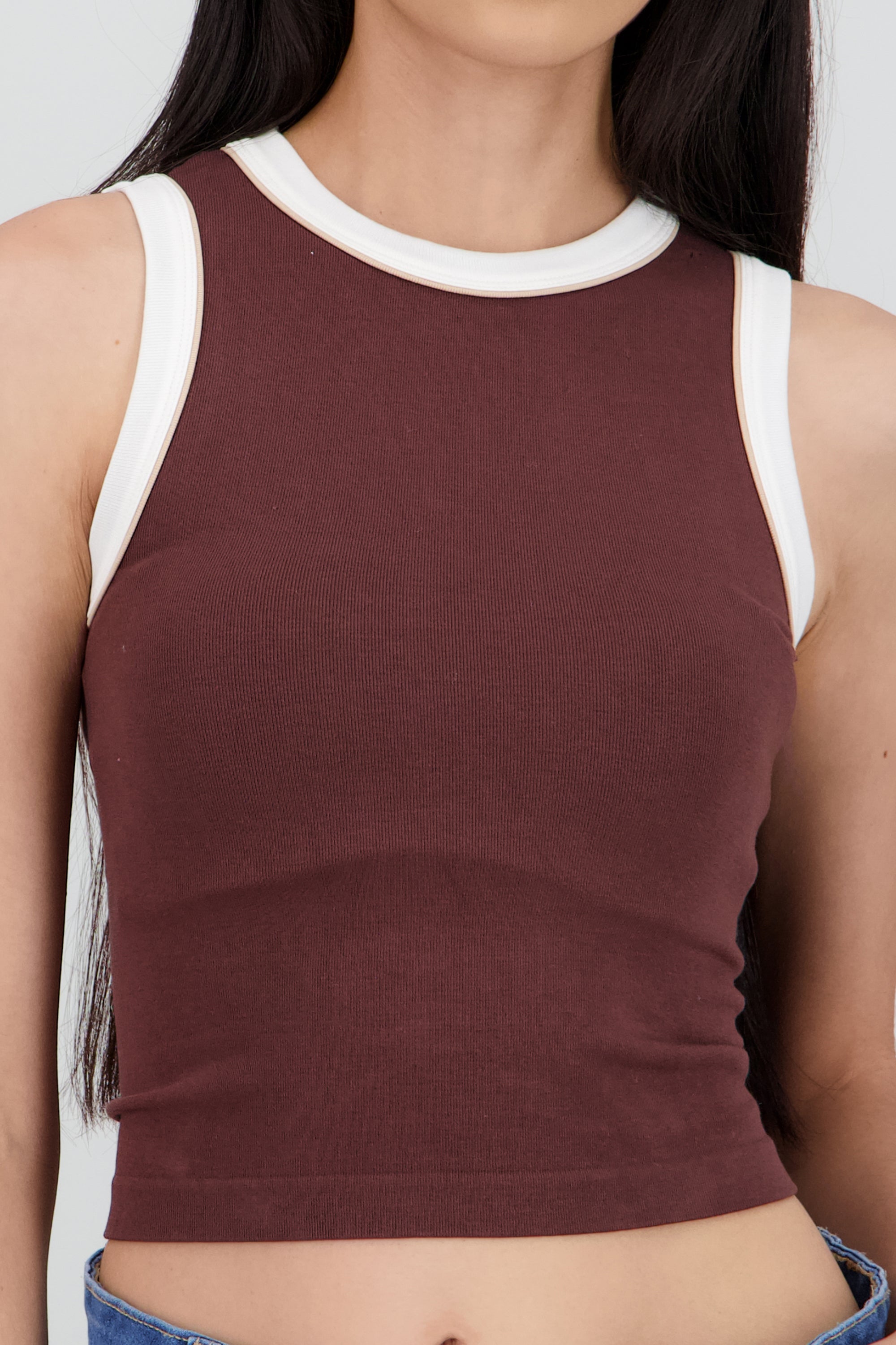 Top sin mangas basica CAFE