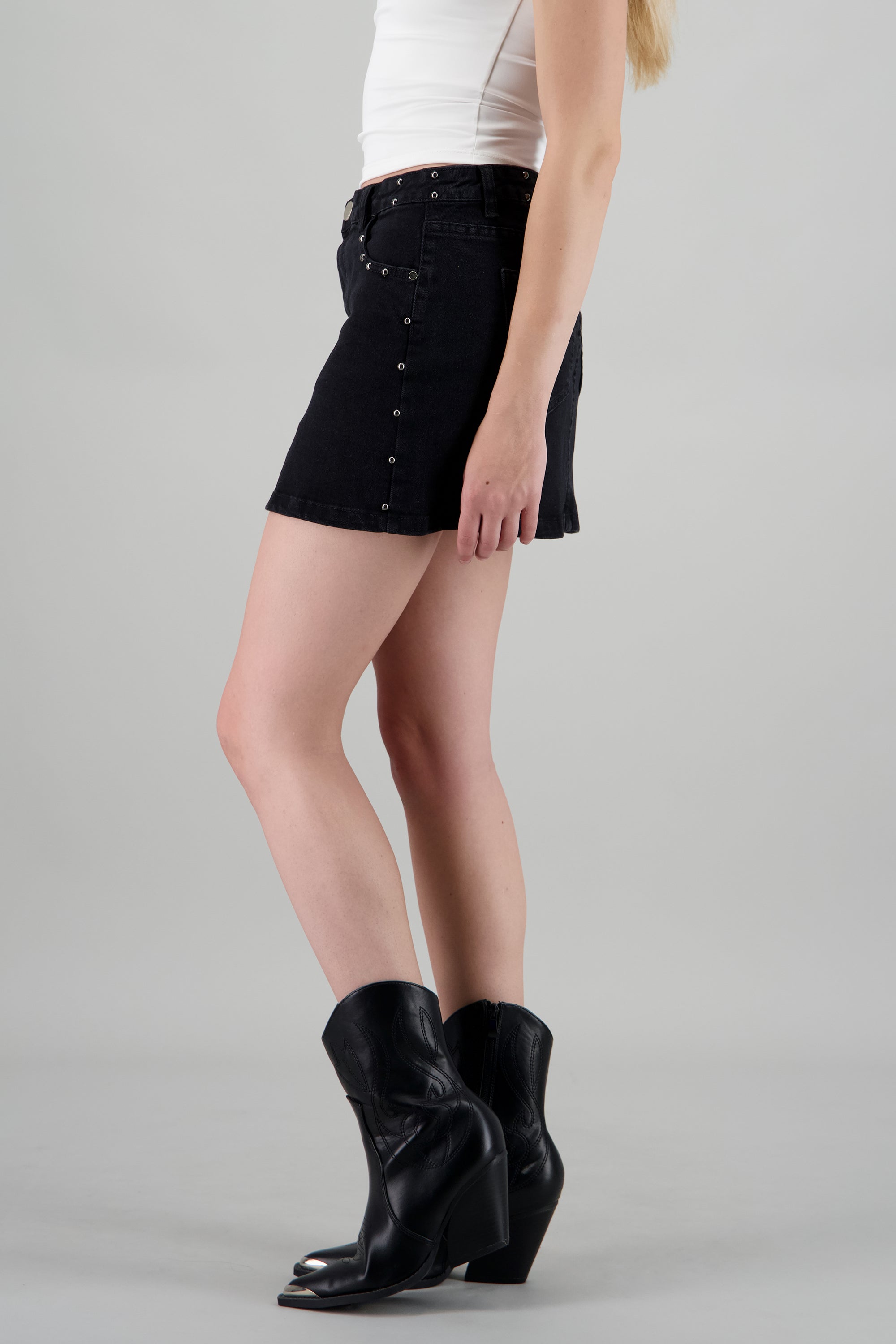 Falda estoperoles NEGRO