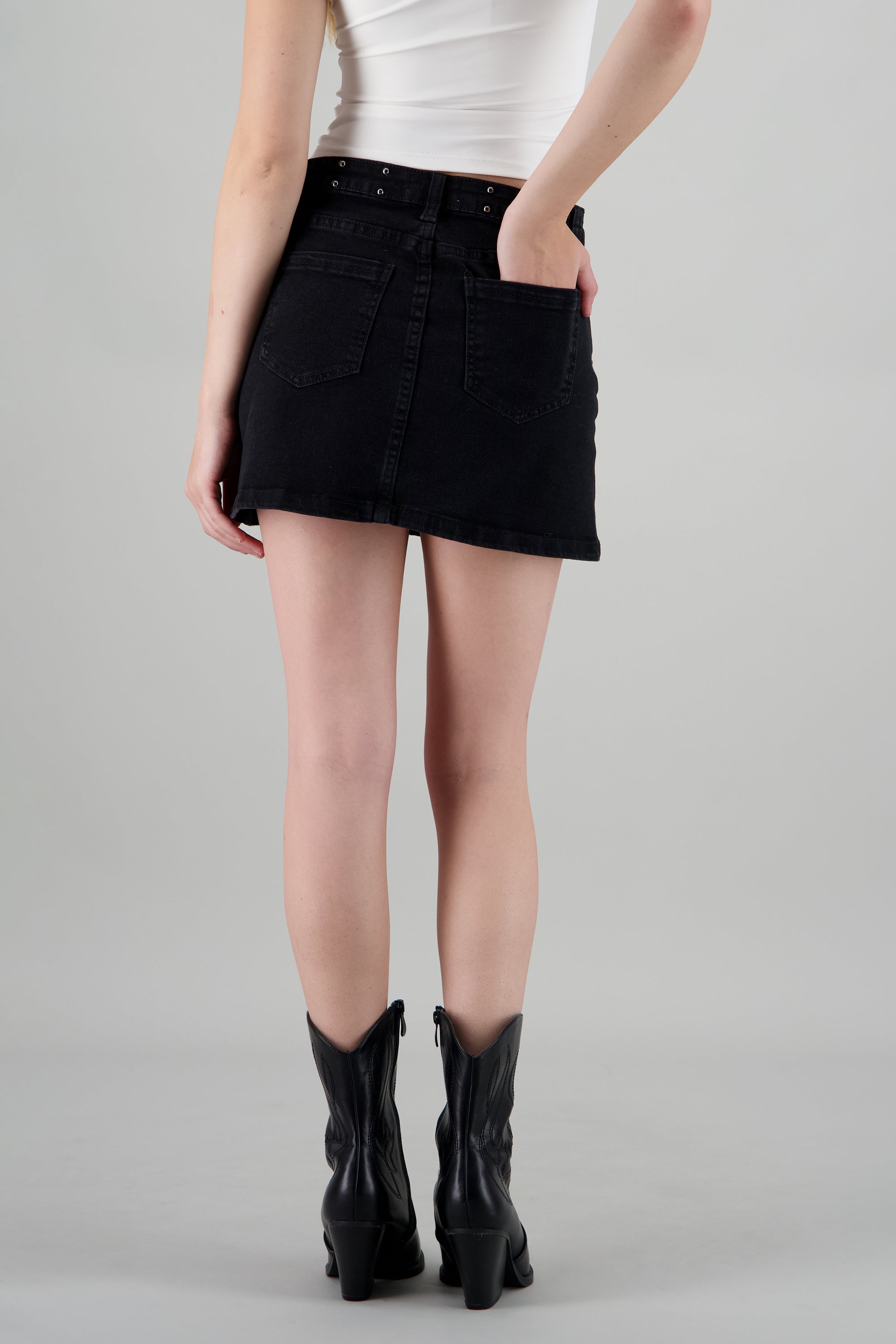 Falda estoperoles NEGRO