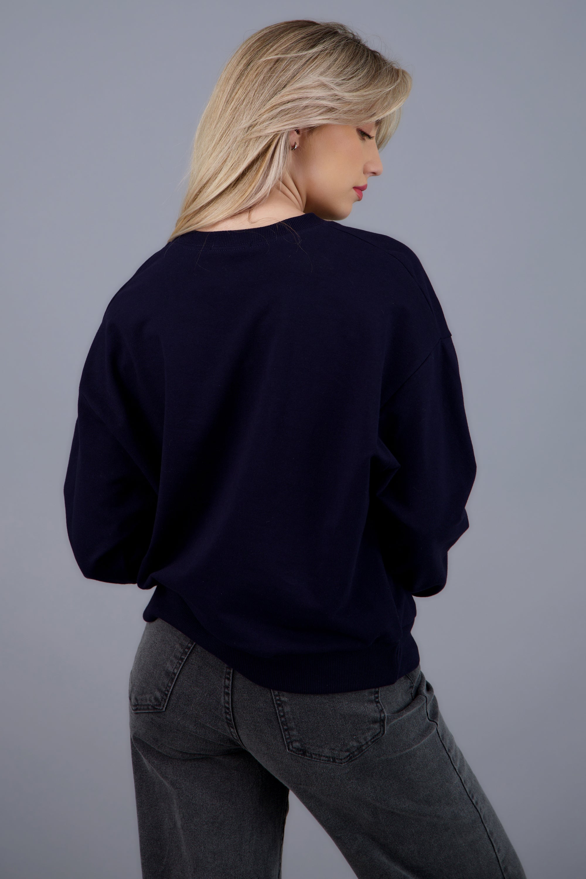 Sudadera estampado nueva york MARINO