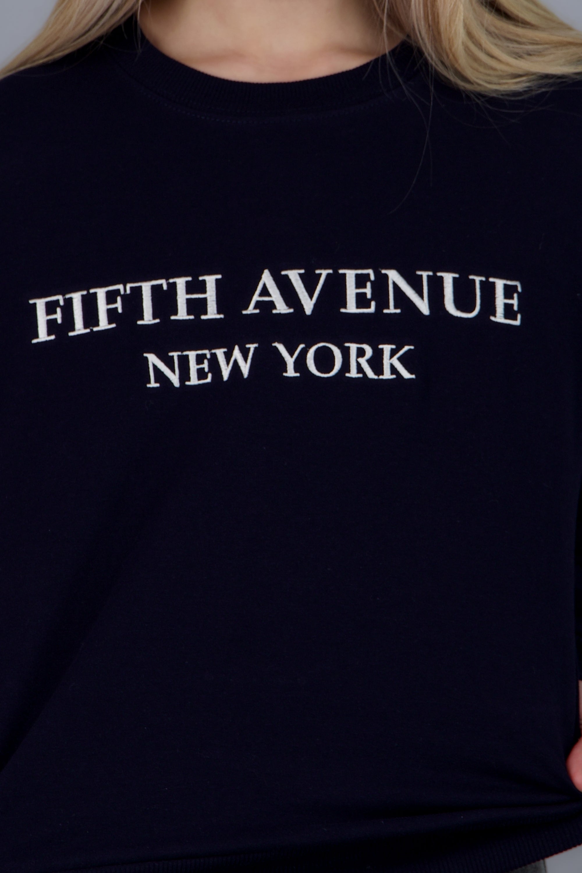 Sudadera estampado nueva york MARINO