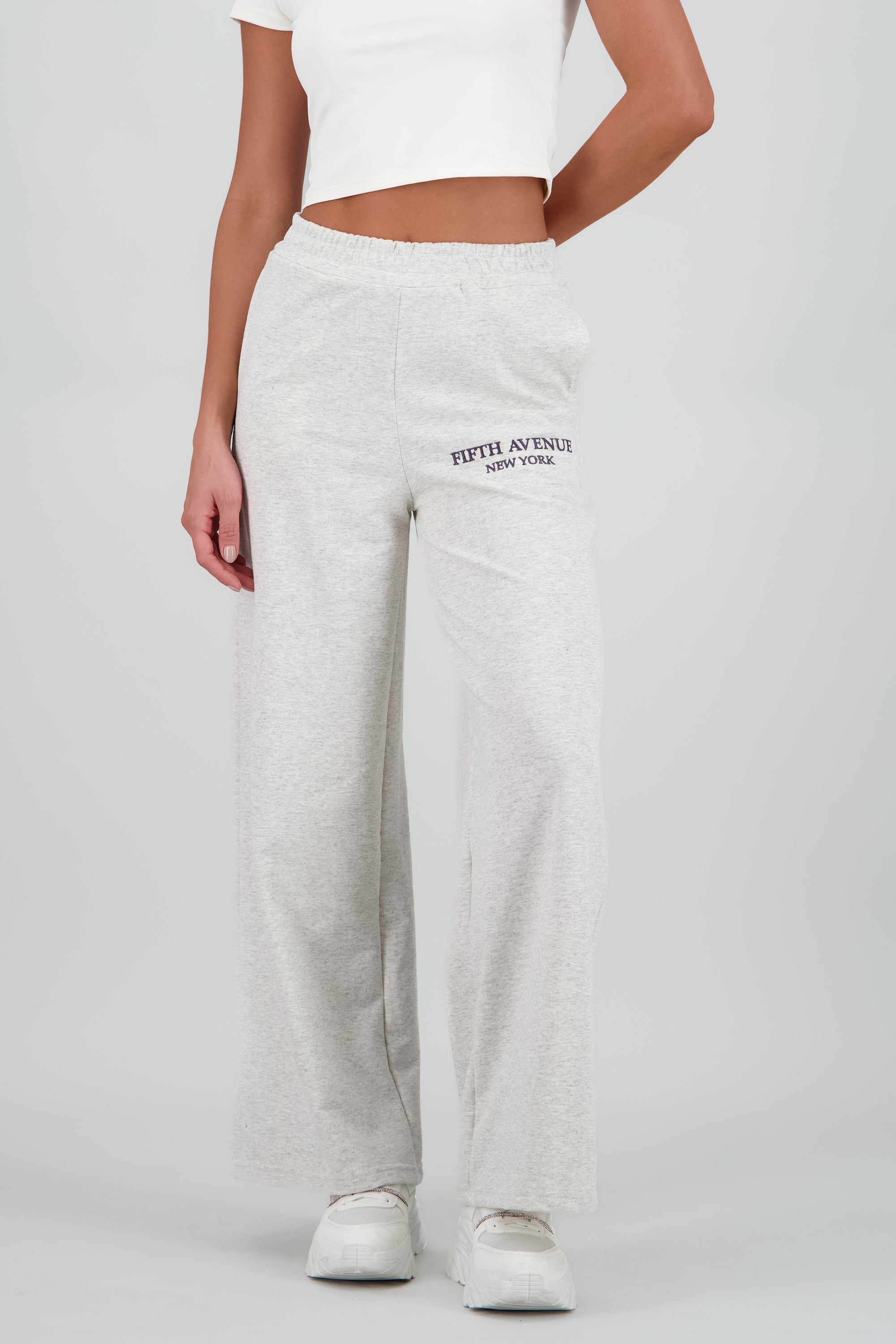 Pants estampado nueva york GRIS