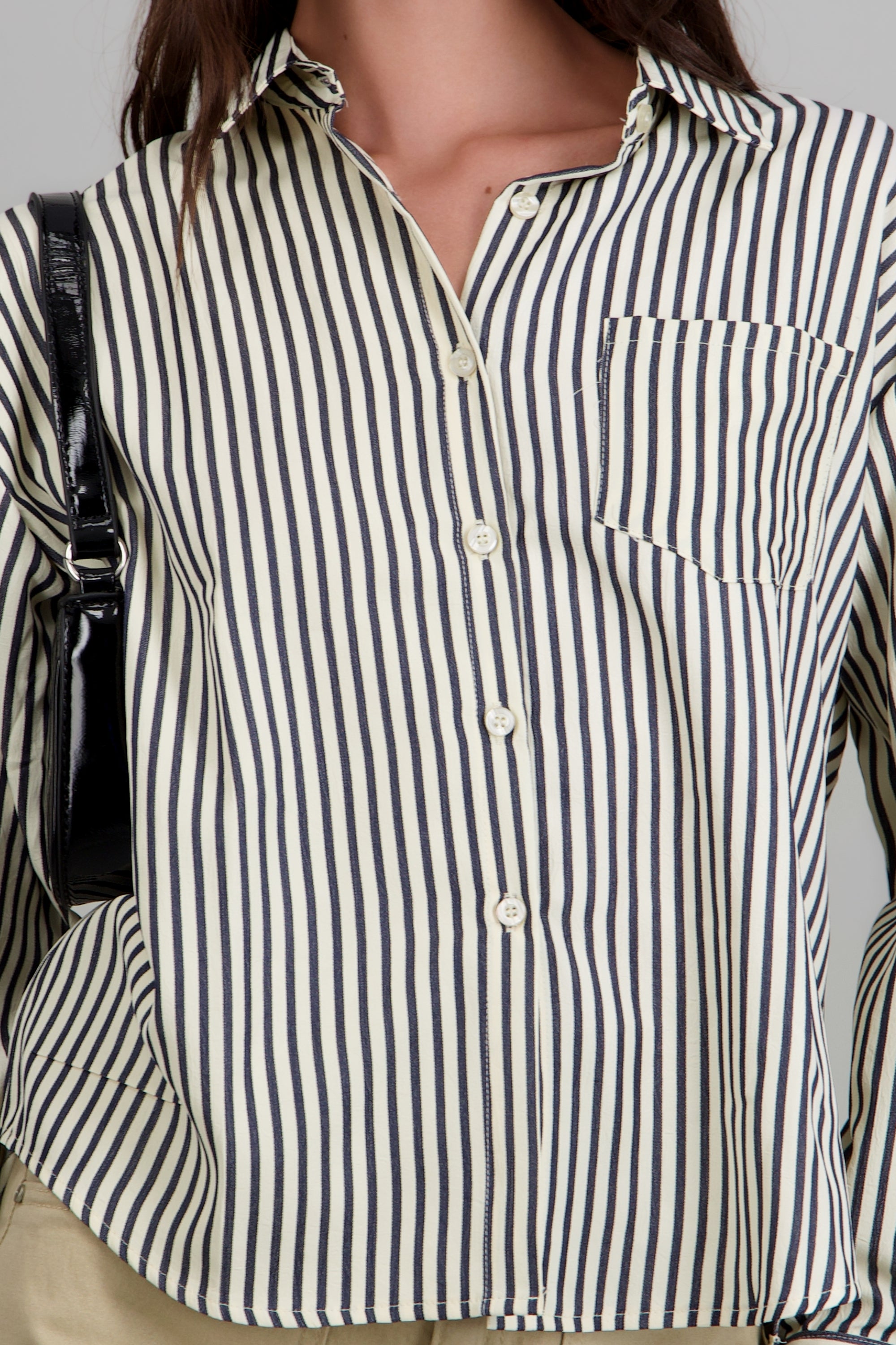 Camisa rayada texturizada MARINO COMBO