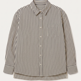Camisa rayada texturizada
