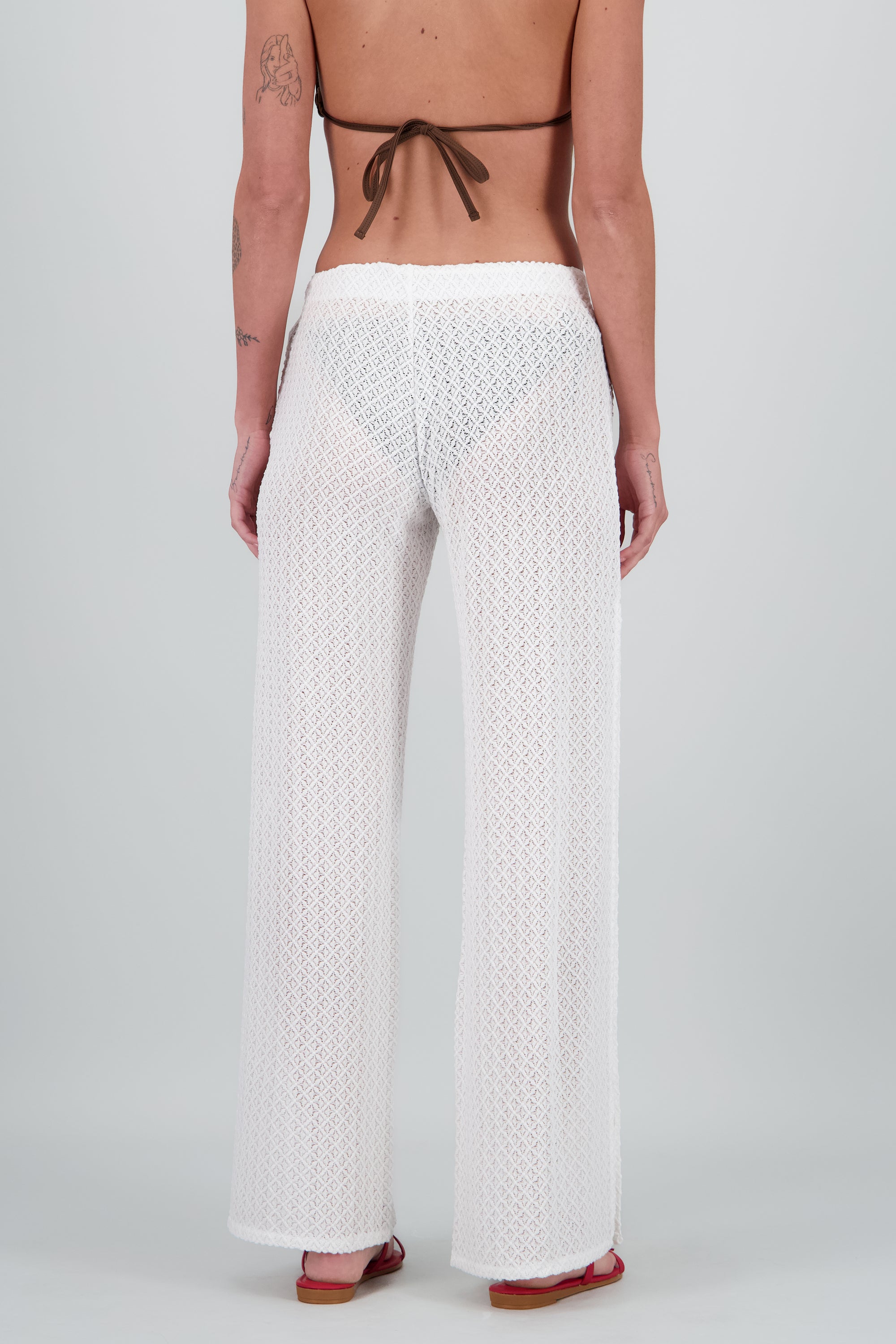 Pantalon salida jareta abertudas BLANCO