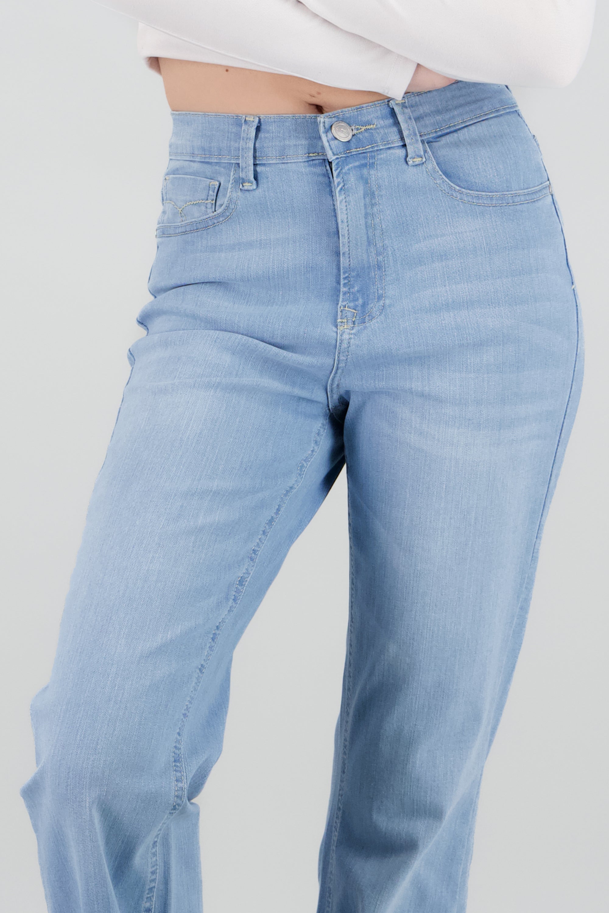 Jeans flare dobladillo ancho LIGHT WASH