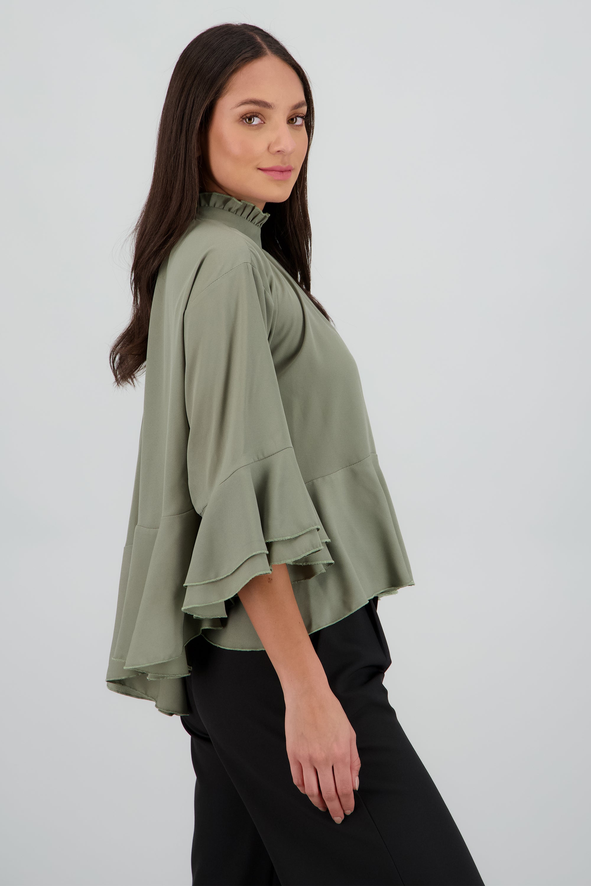 Blusa olanes capa de chiffon SAGE